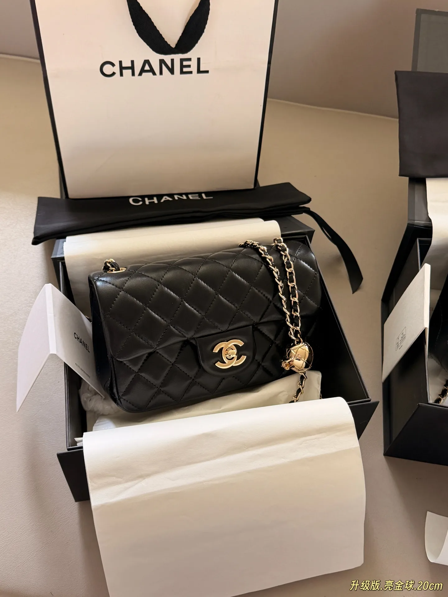 Chanel CF Quilted Leather Mini Bag D30018251 — view 2