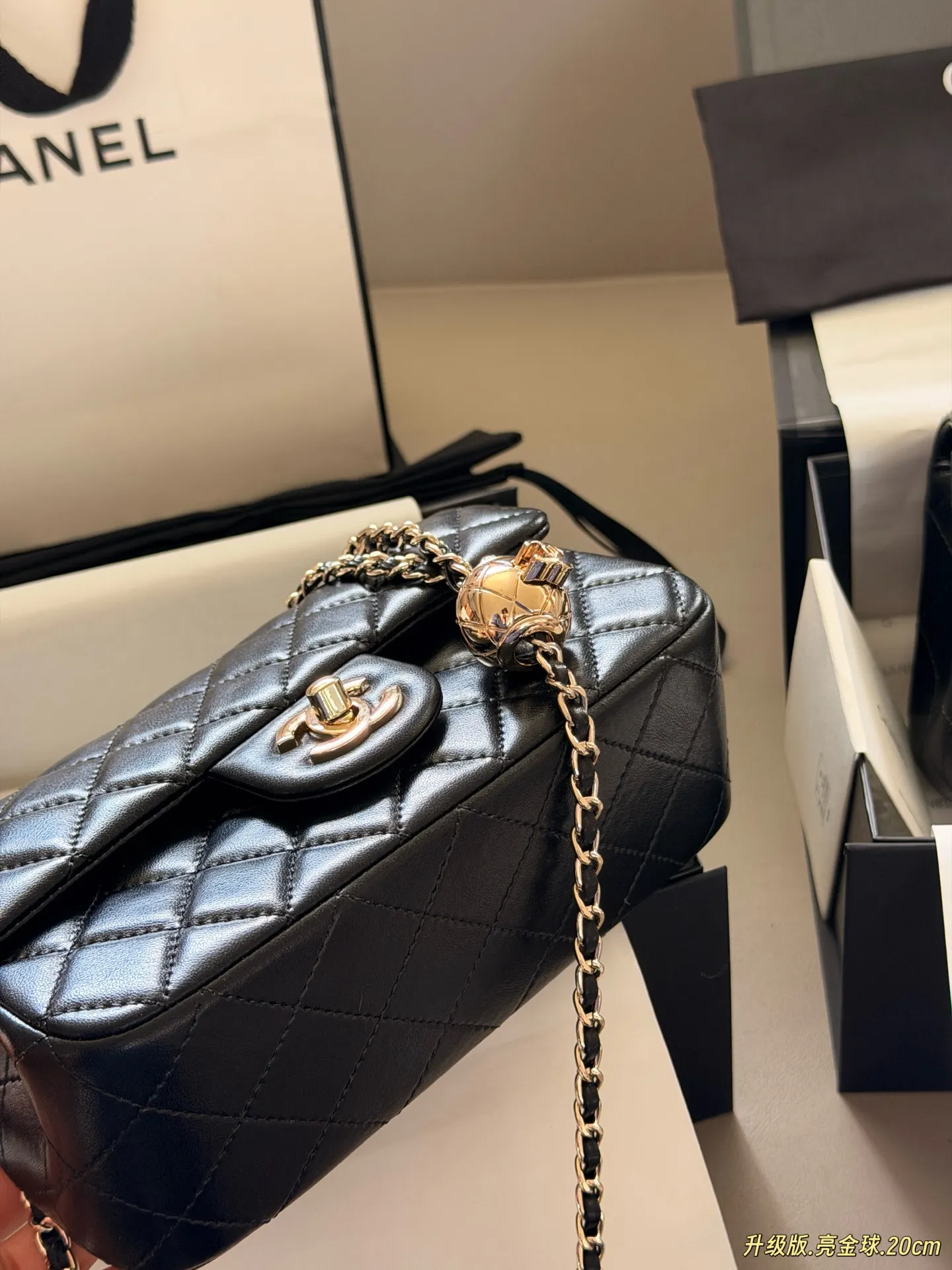 Chanel CF Quilted Leather Mini Bag D30018251 — view 5
