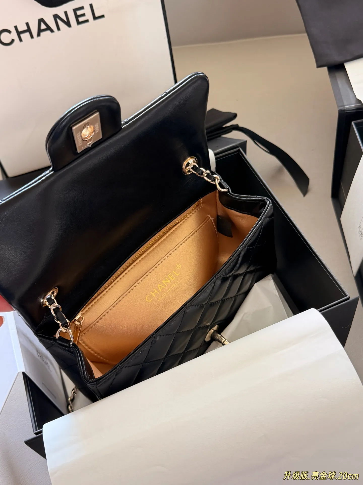 Chanel CF Quilted Leather Mini Bag D30018251 — view 8