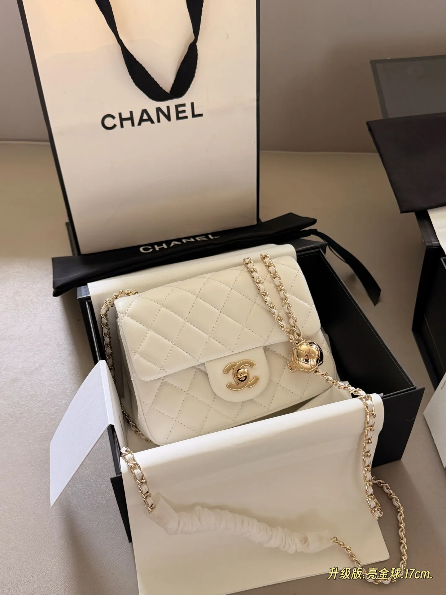 Chanel CF Quilted Leather Mini Bag D30018251 — view 11
