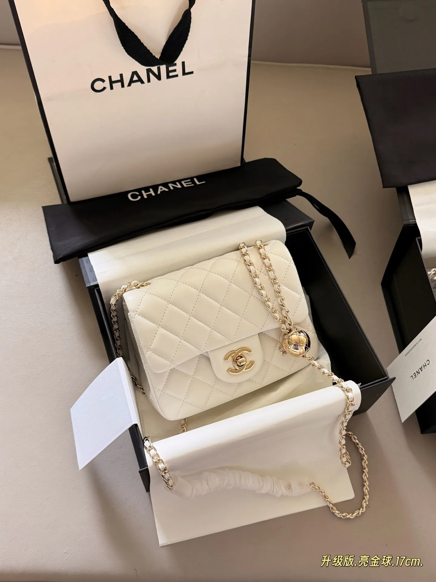 Chanel CF Quilted Leather Mini Bag D30018251 — view 12