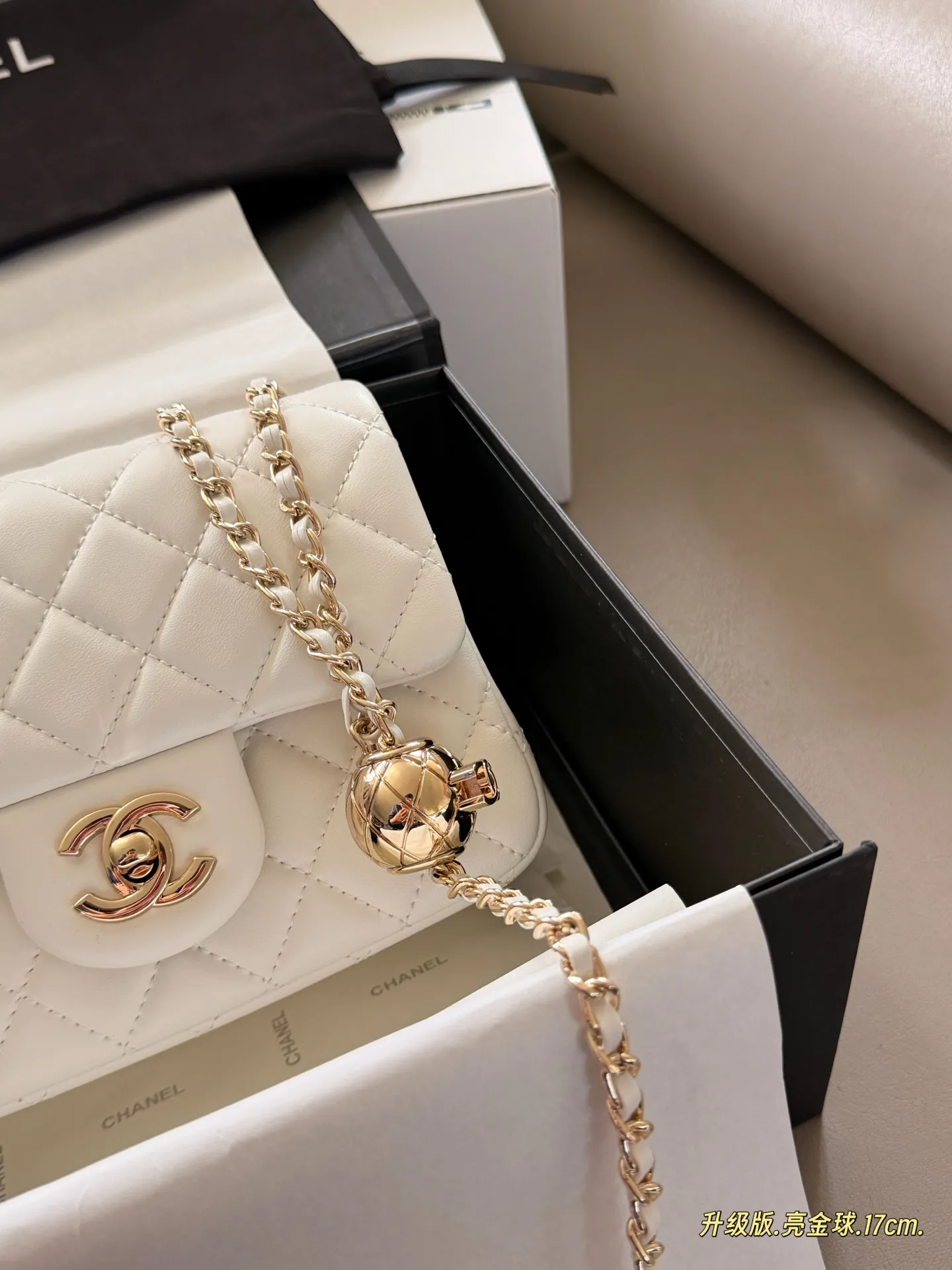 Chanel CF Quilted Leather Mini Bag D30018251 — view 13