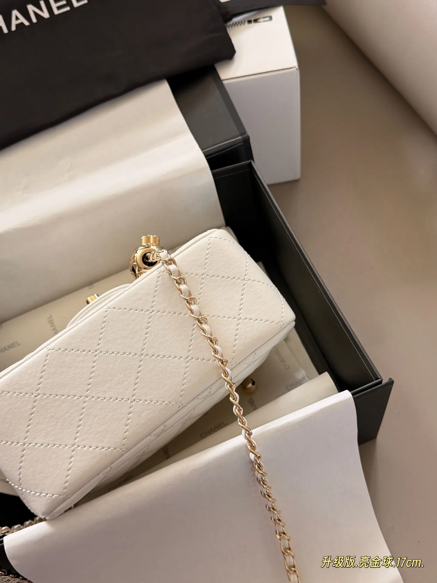 Chanel CF Quilted Leather Mini Bag D30018251 — view 17