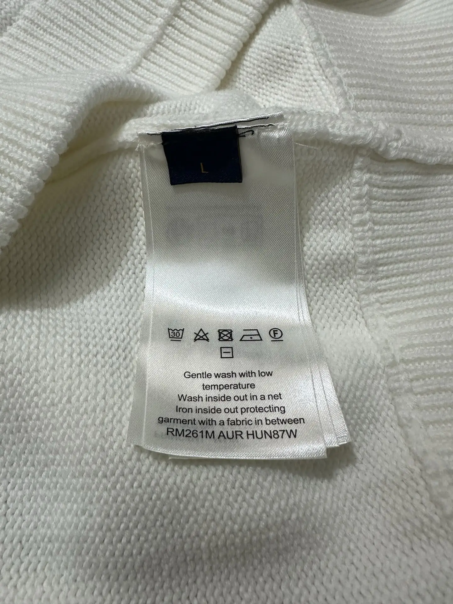 Logo-Embroidered Cotton Knit Hoodie D30023733 — view 11
