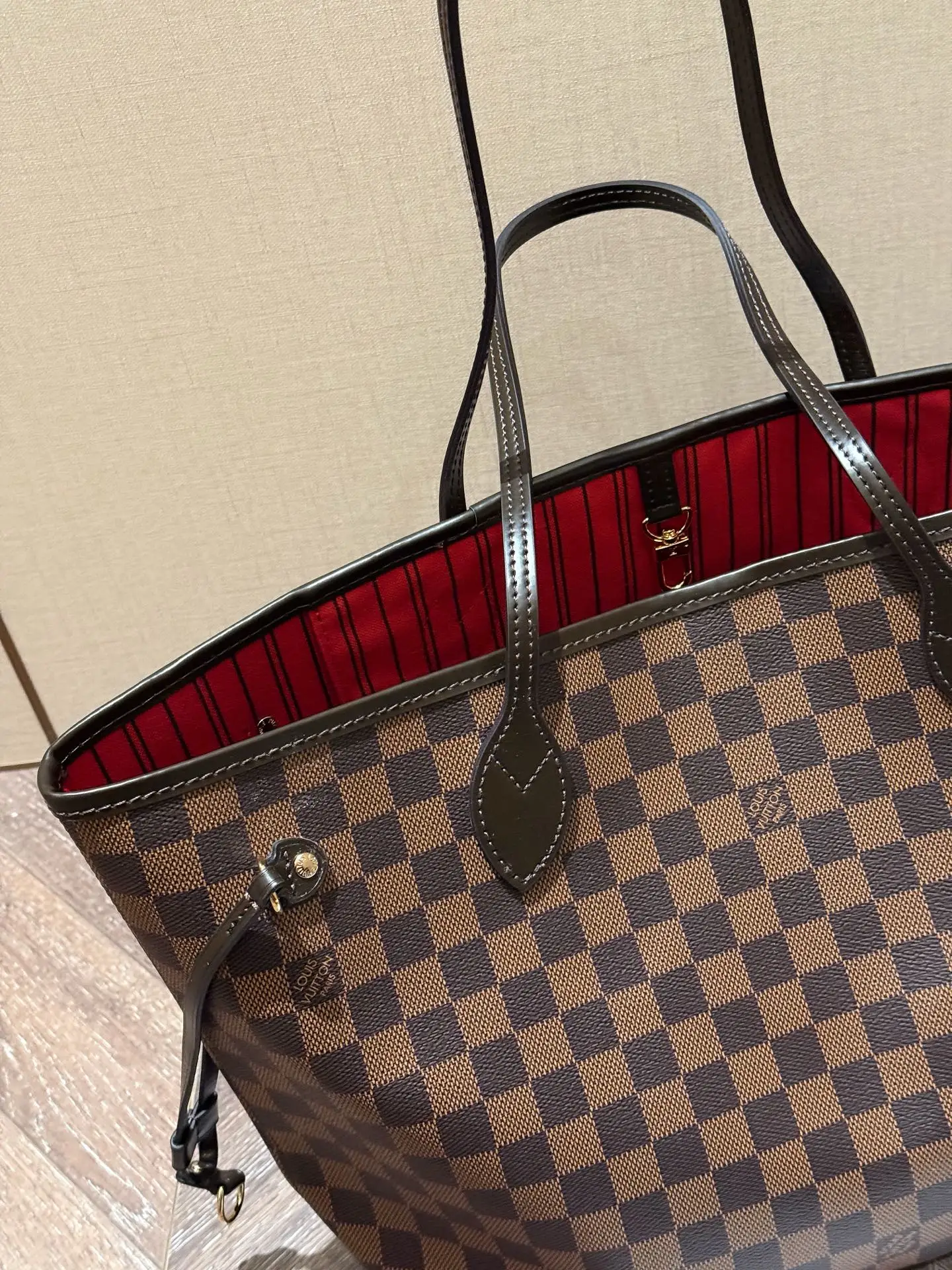 Neverfull Damier Ebene Tote Bag D30018055 — view 2