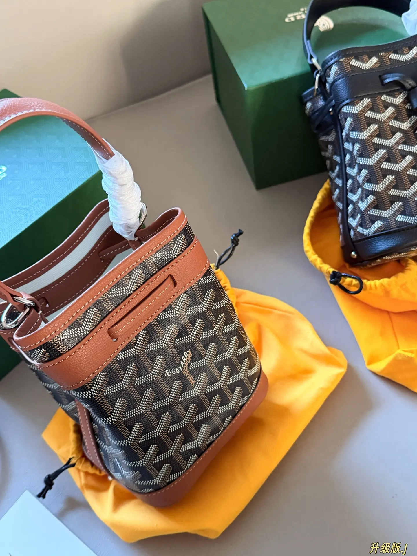 Goyard Petit Flot Monogram Bucket Bag D30018117 — view 2