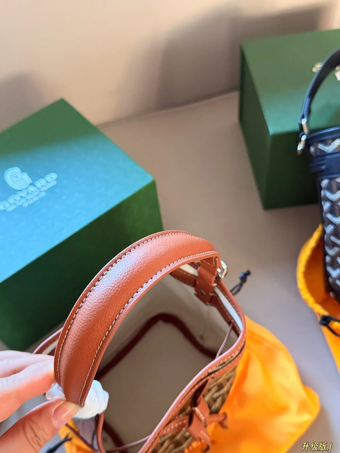 Goyard Petit Flot Monogram Bucket Bag D30018117 — view 6