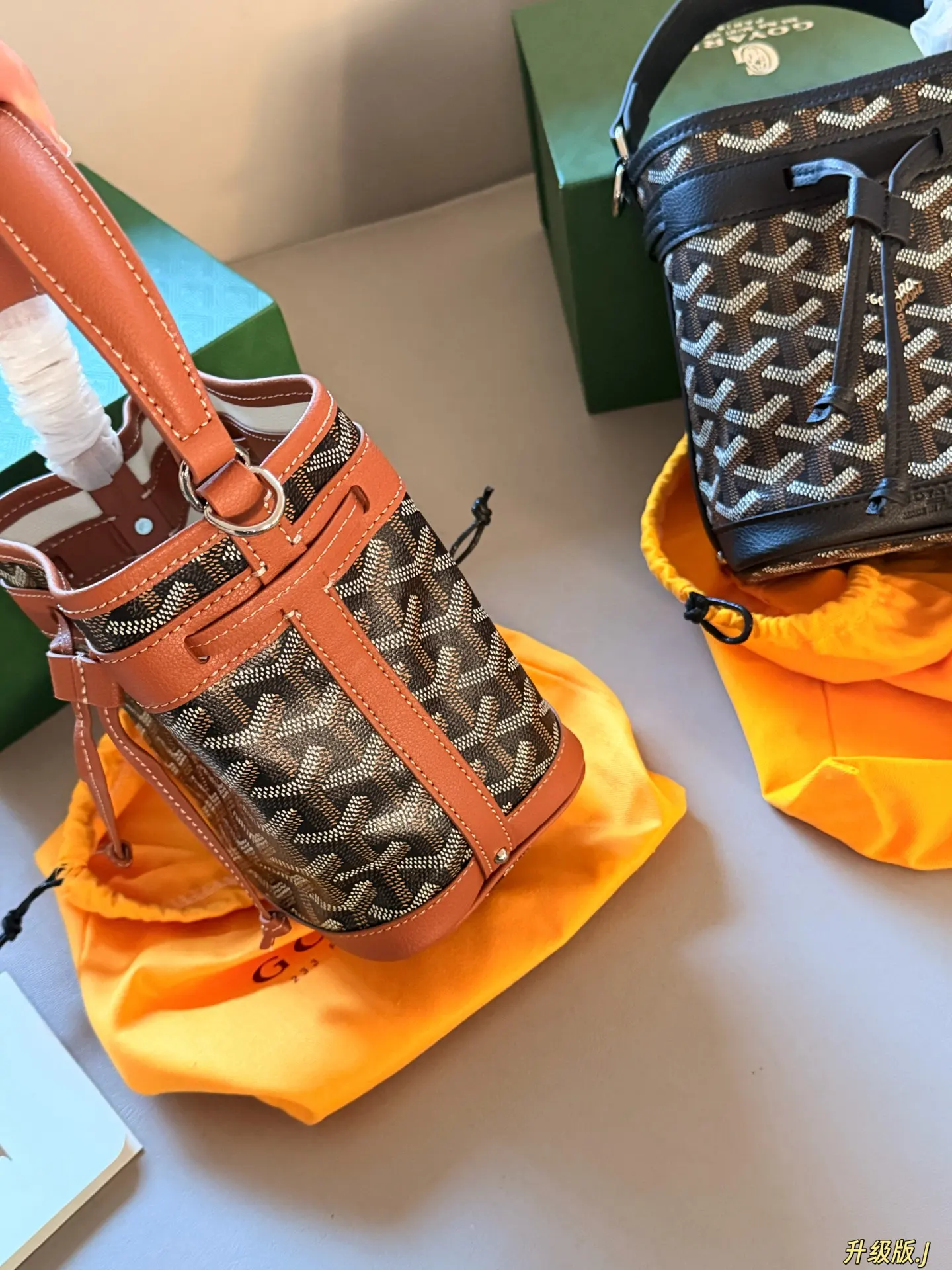 Goyard Petit Flot Monogram Bucket Bag D30018117 — view 7