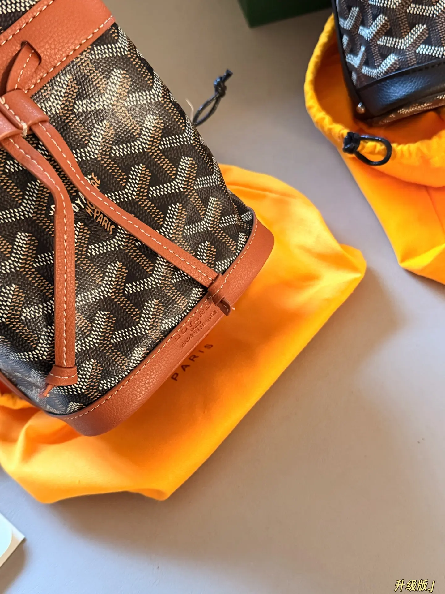 Goyard Petit Flot Monogram Bucket Bag D30018117 — view 9