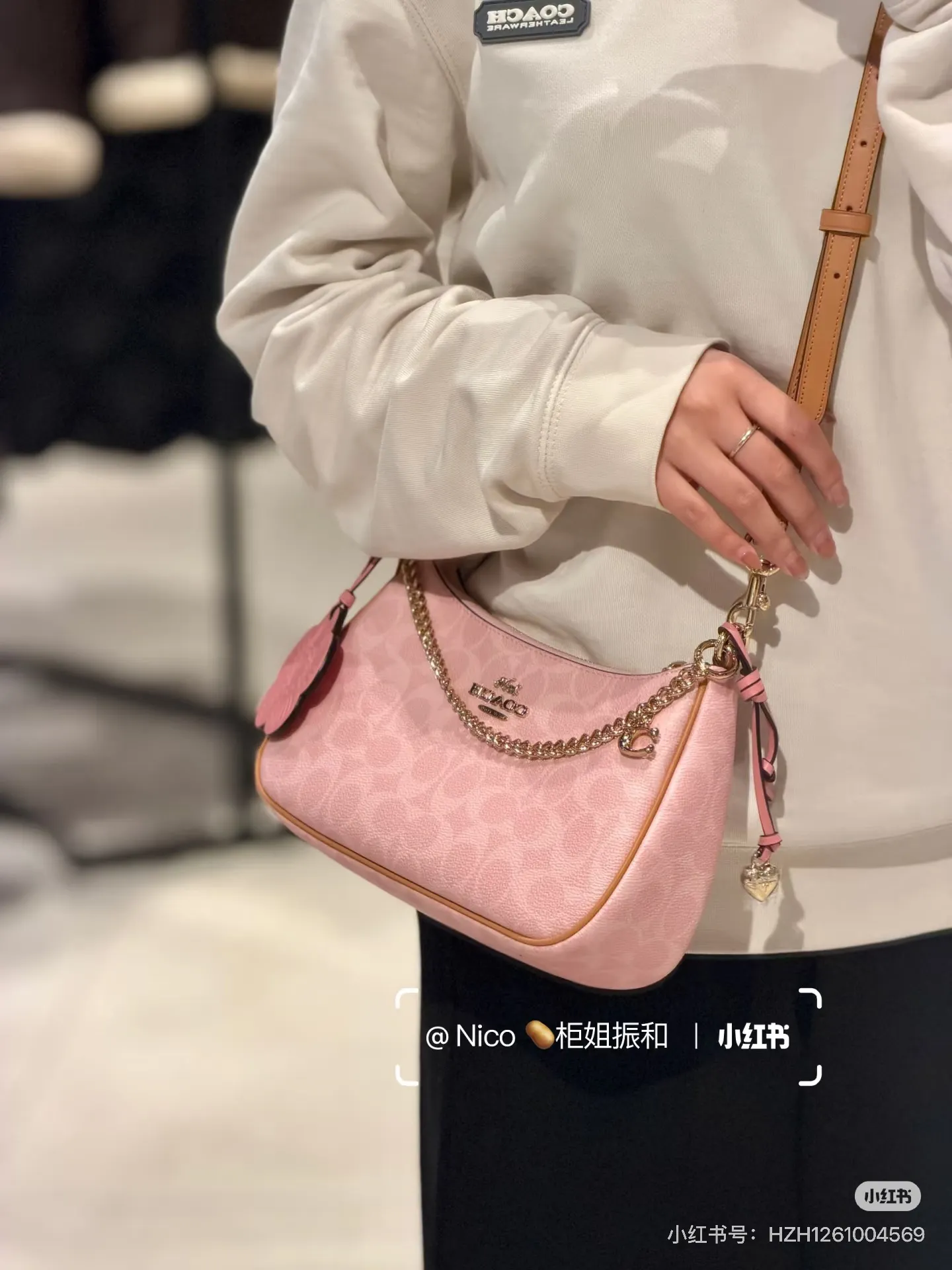 Coach Signature Canvas Shoulder Bag D30018143 — view 2