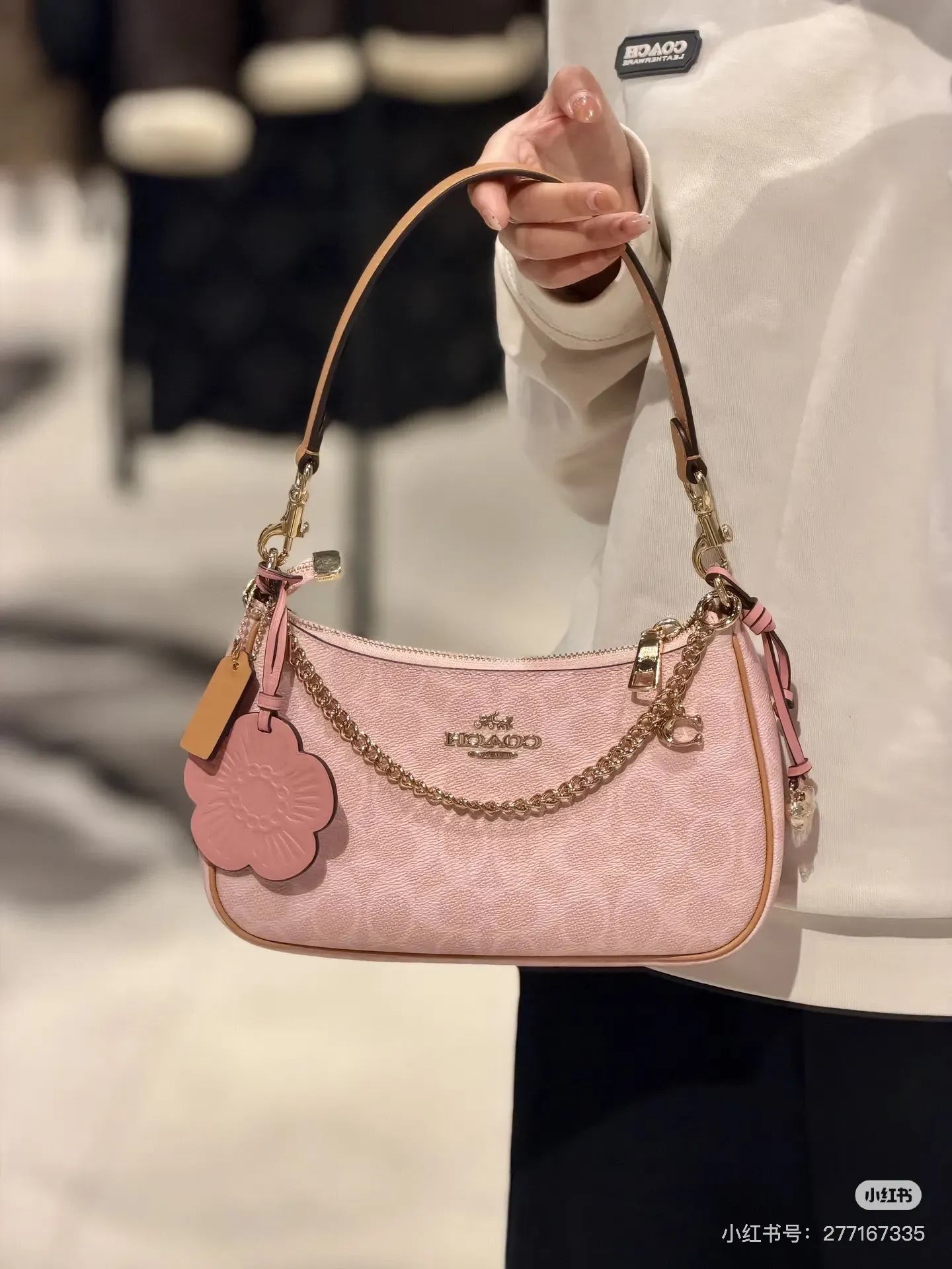Coach Signature Canvas Shoulder Bag D30018143 — view 3