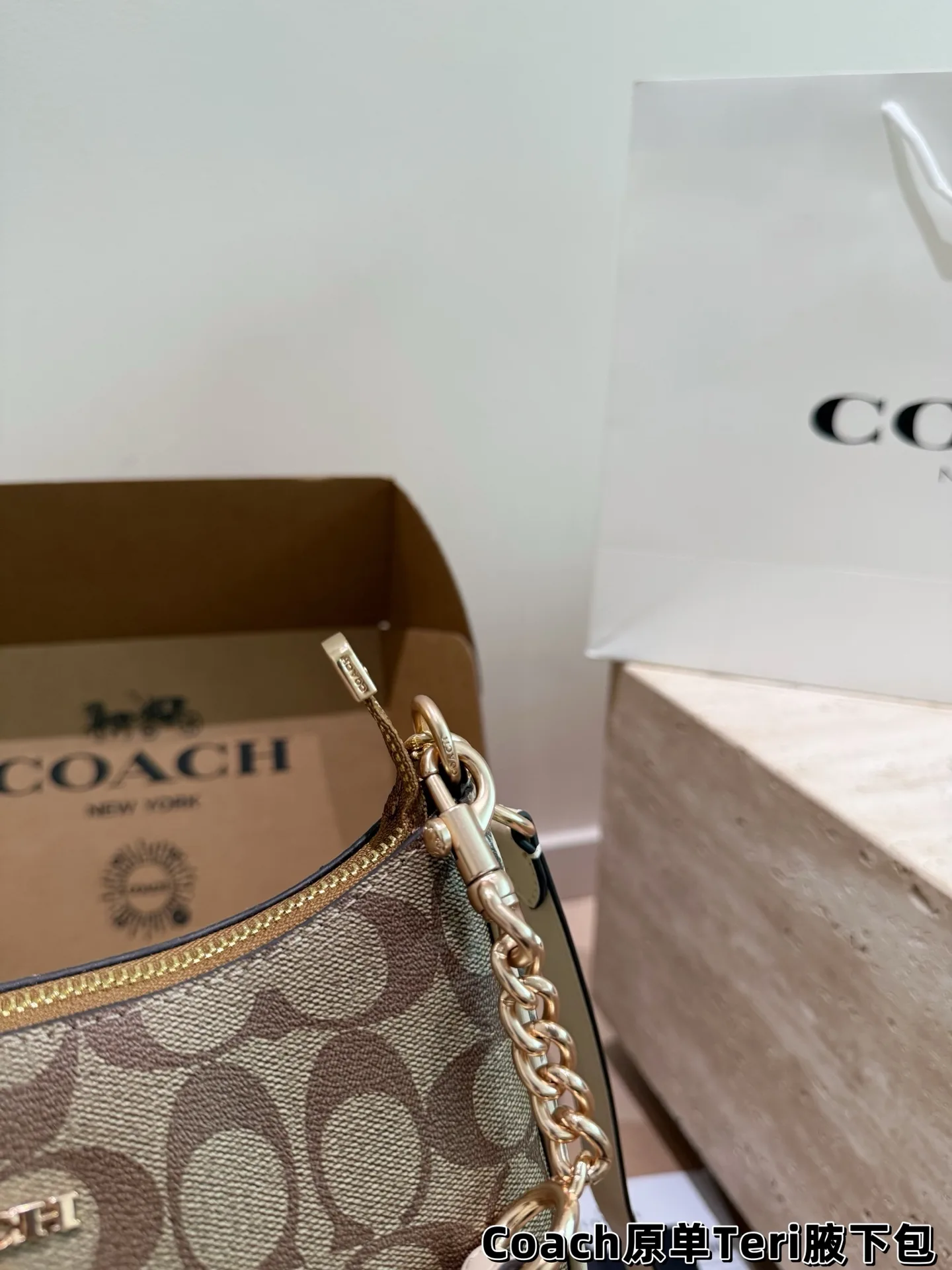 Coach Teri Monogram Shoulder Bag D30018145 — view 2