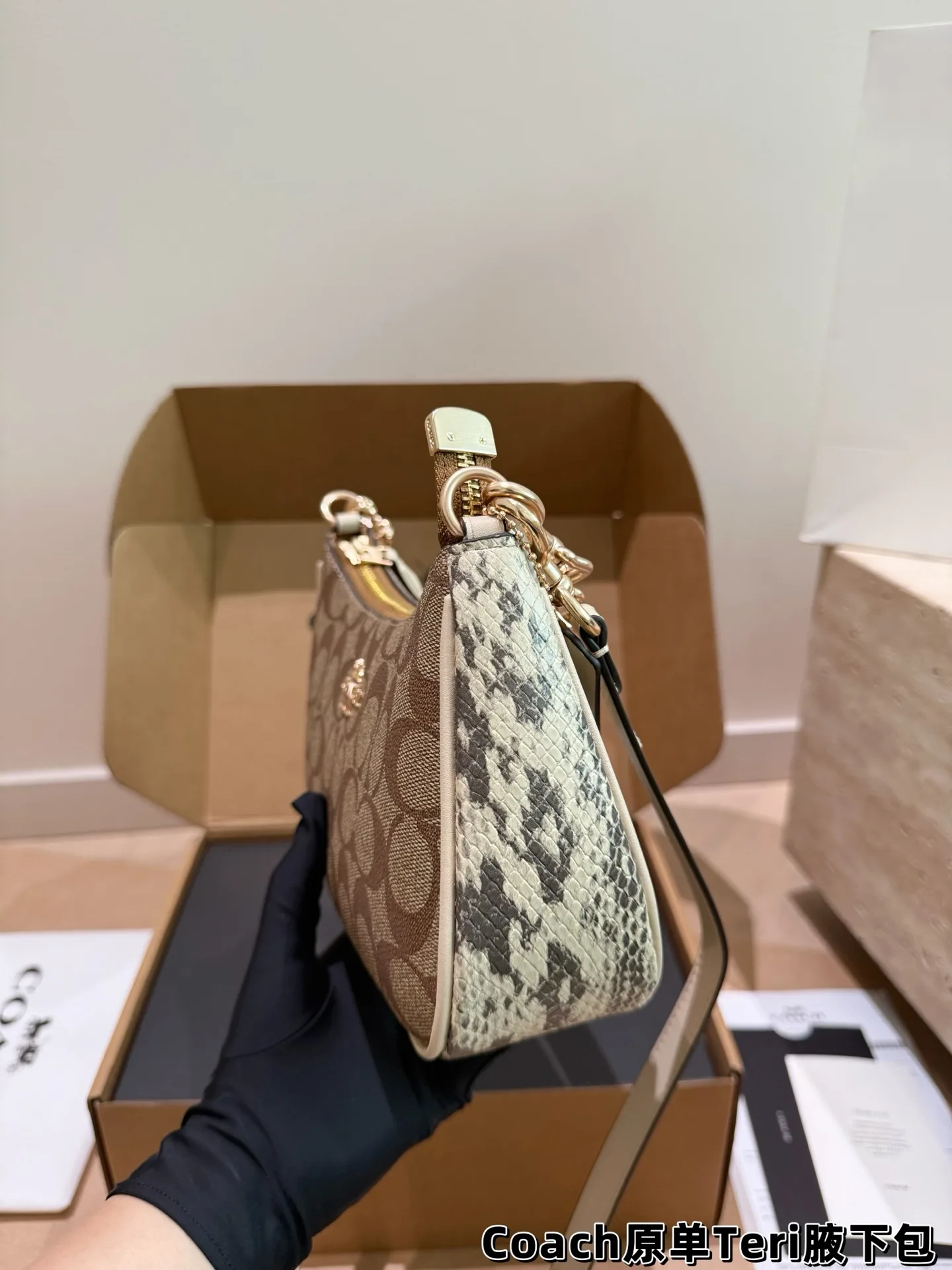 Coach Teri Monogram Shoulder Bag D30018145 — view 6