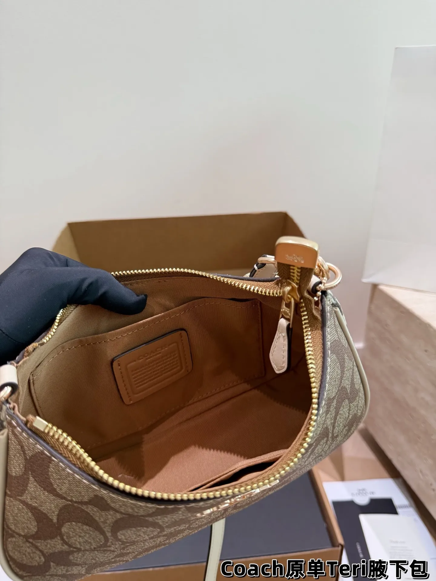 Coach Teri Monogram Shoulder Bag D30018145 — view 9