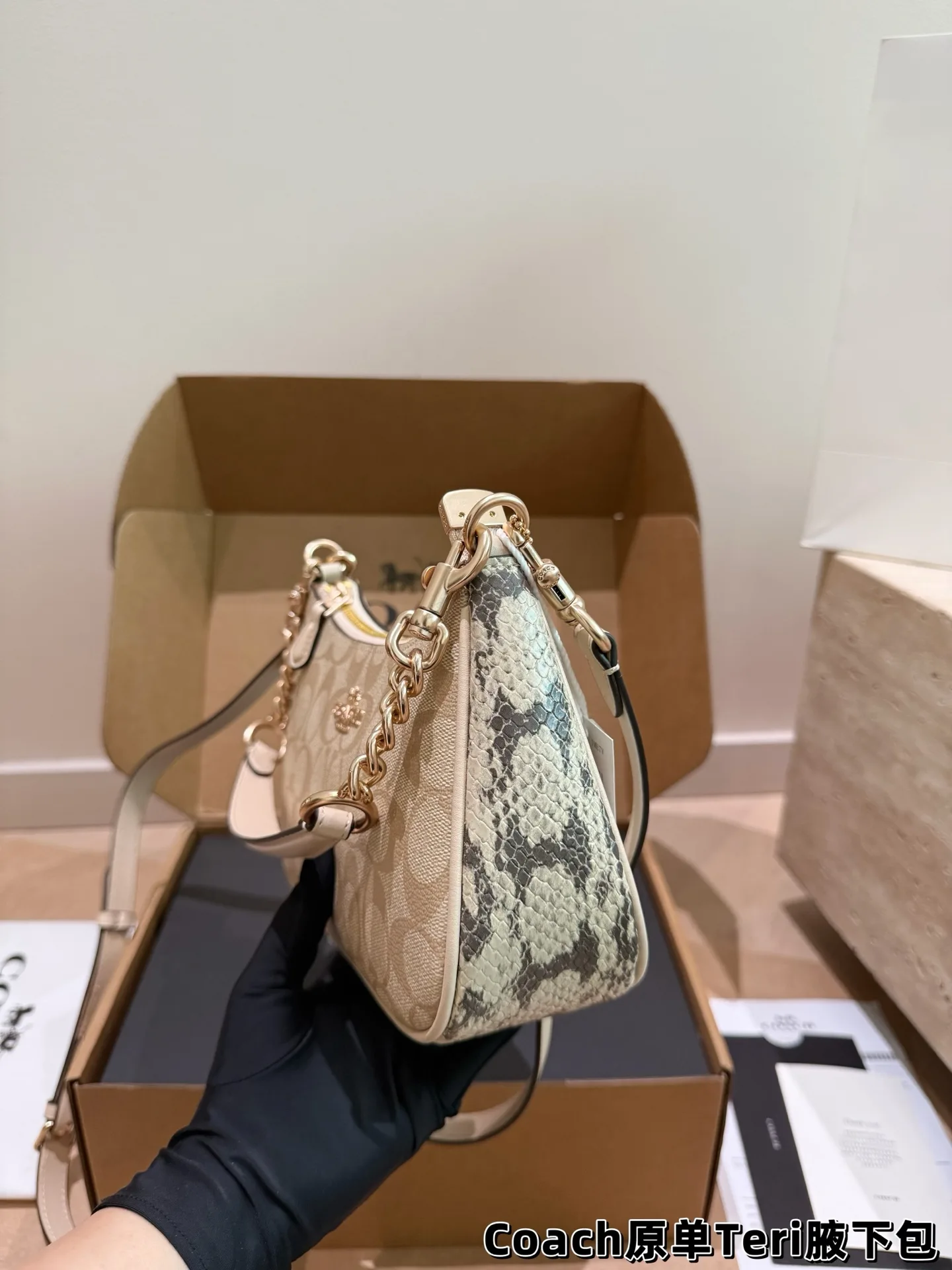 Coach Teri Monogram Shoulder Bag D30018145 — view 12