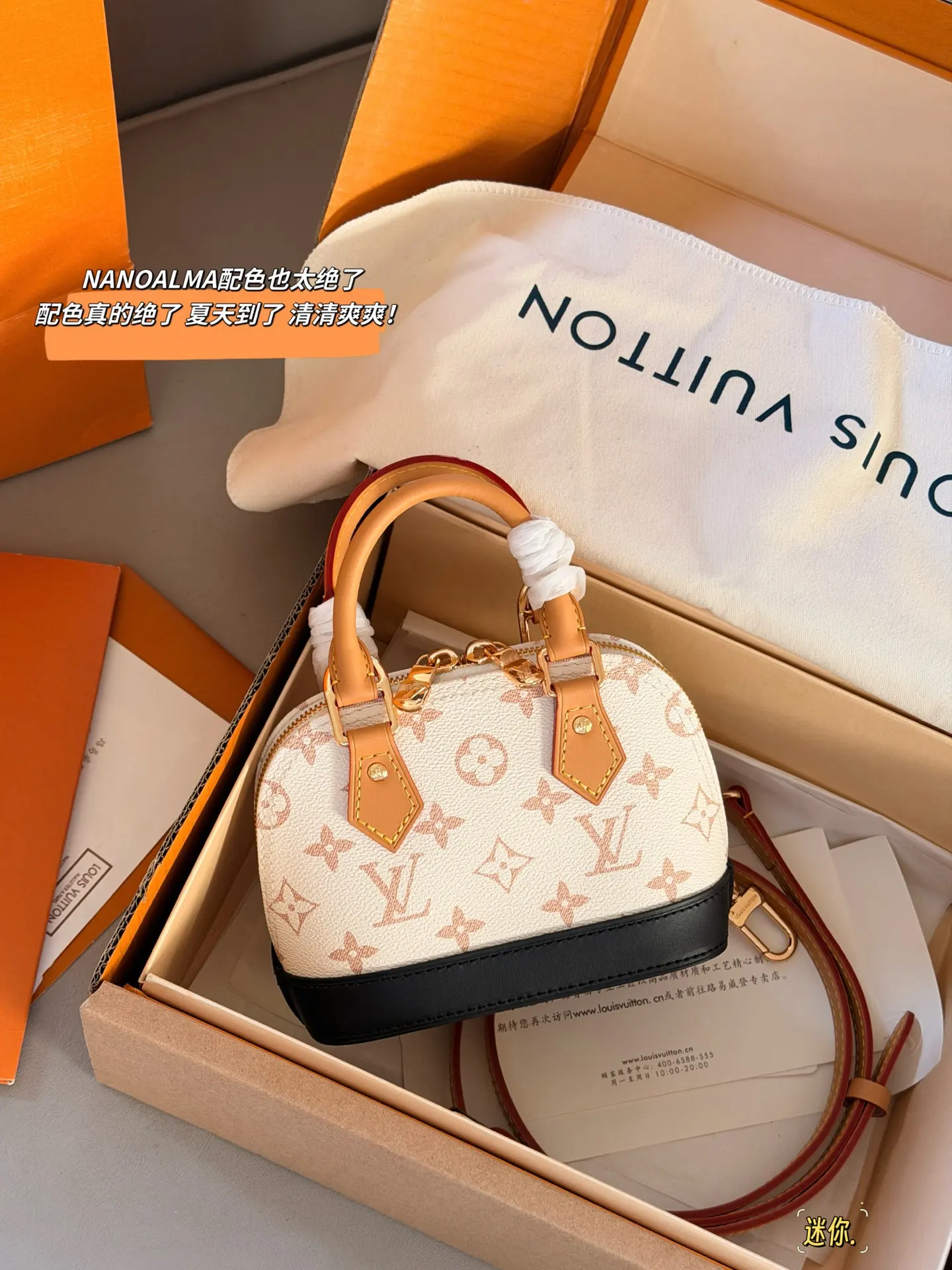 Alma Nano Monogram Top-Handle Bag D30018148