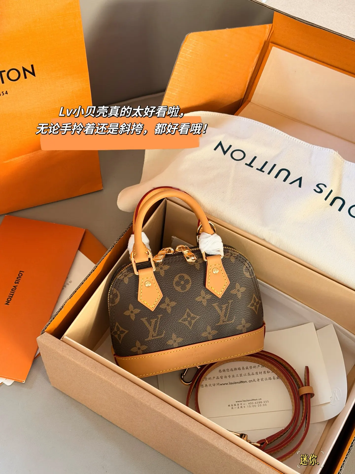 Alma Nano Monogram Top-Handle Bag D30018150