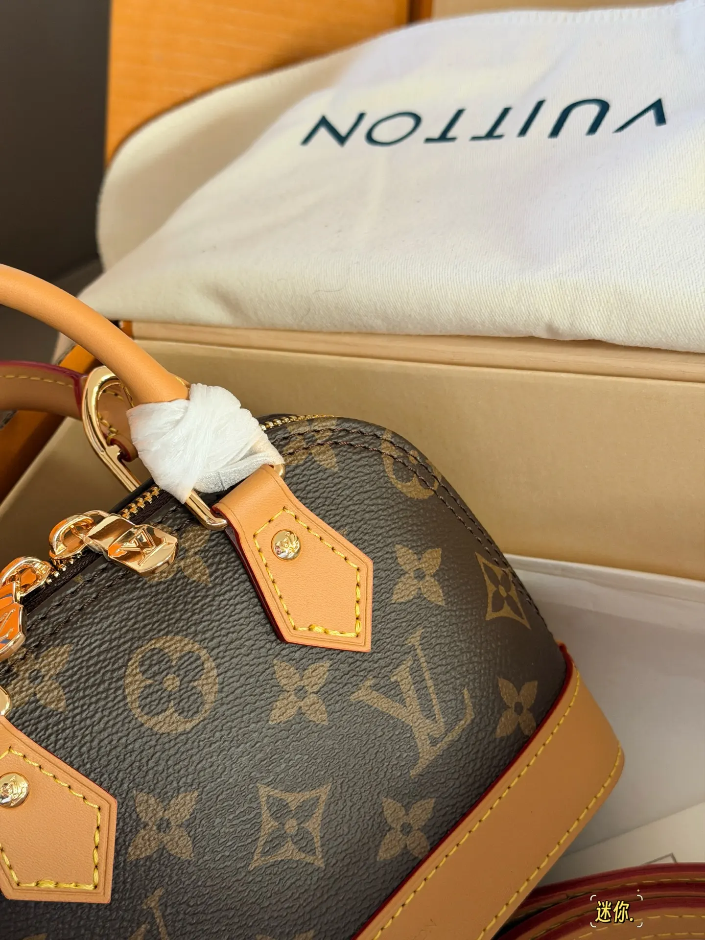 Alma Nano Monogram Top-Handle Bag D30018150 — view 4