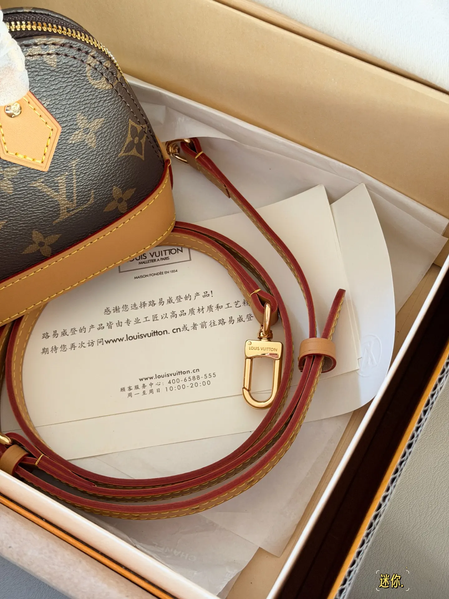 Alma Nano Monogram Top-Handle Bag D30018150 — view 8