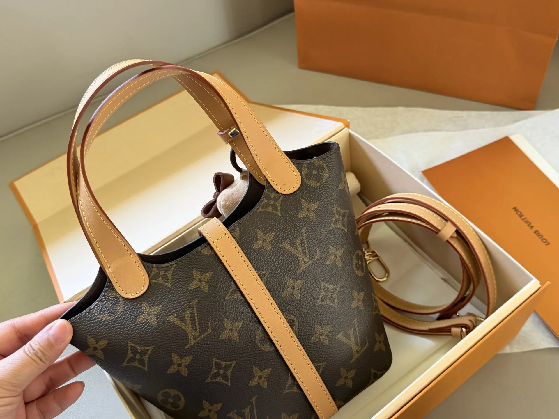 Monogram Canvas All In BB Bucket Bag D30018482 — view 6
