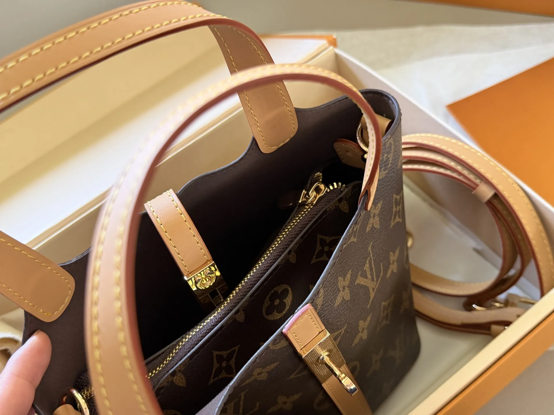 Monogram Canvas All In BB Bucket Bag D30018482 — view 7