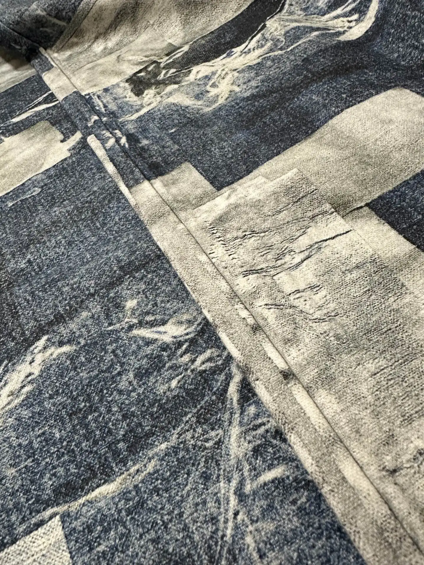 Trompe L'oeil Print Straight-Leg Jeans D31022227 — view 9
