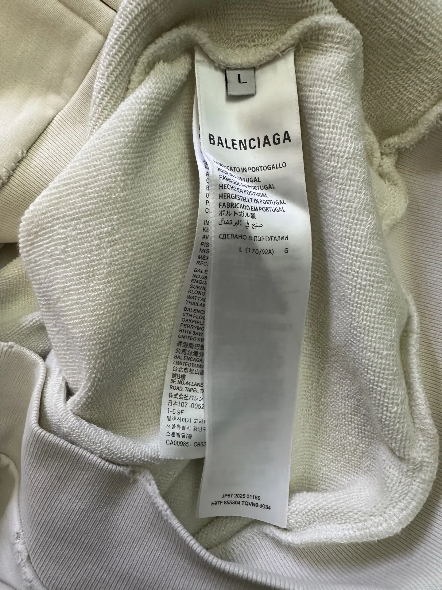 Logo-Embroidered Distressed Zip-Up Hoodie D31011498 — view 9