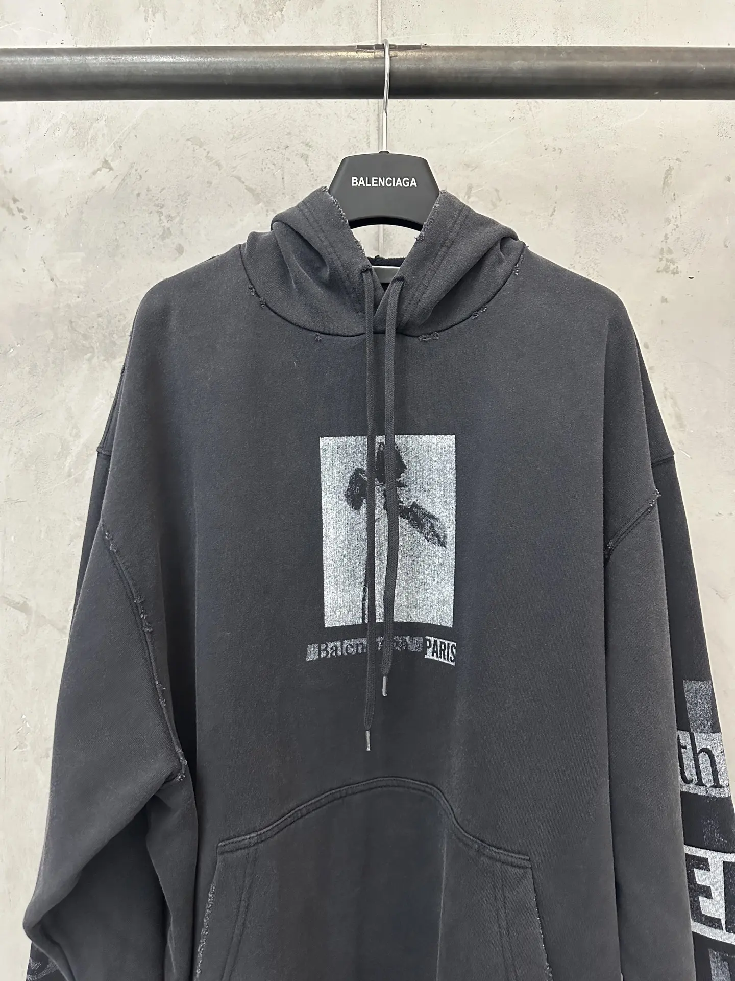 Eternal Rose Washed Cotton Hoodie D31020647 — view 3