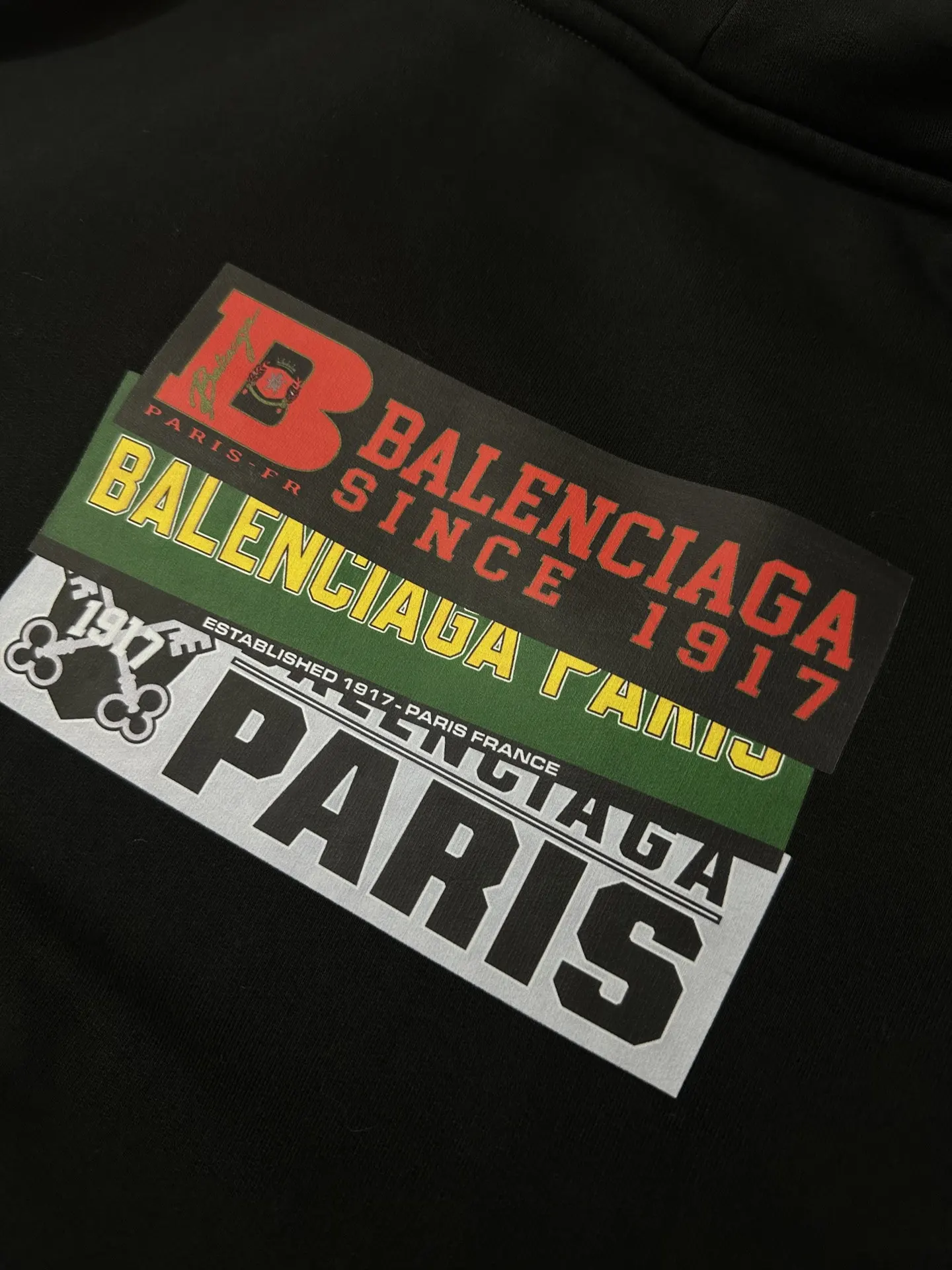 Sticker Stack Oversized Cotton Hoodie D31023155 — view 8