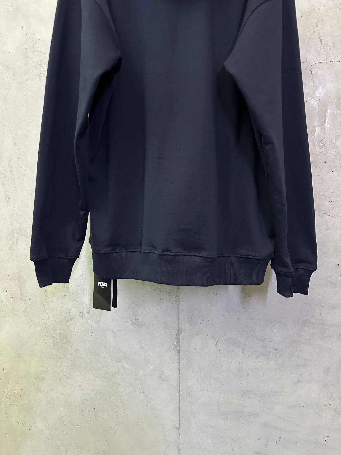 Logo-Embroidered Cotton-Jersey Hoodie D31012453 — view 6