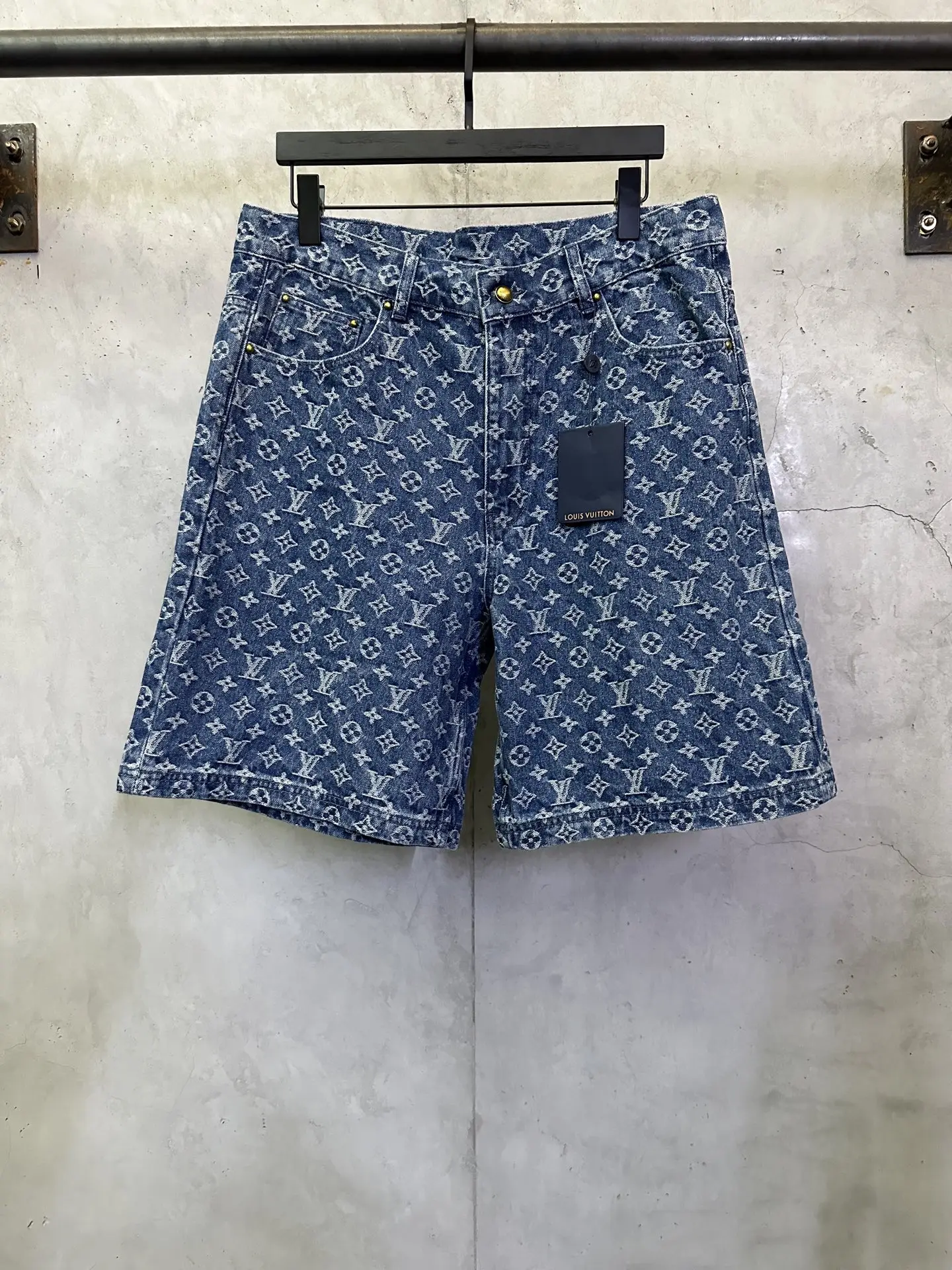 Monogram Jacquard Denim Shorts D31012345