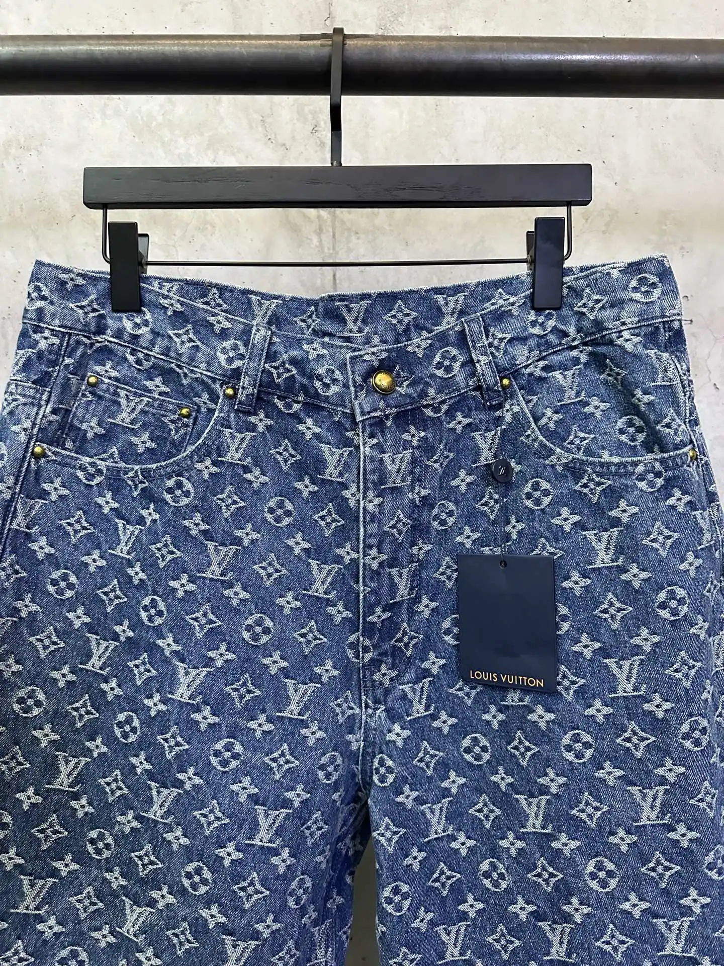 Monogram Jacquard Denim Shorts D31012345 — view 3