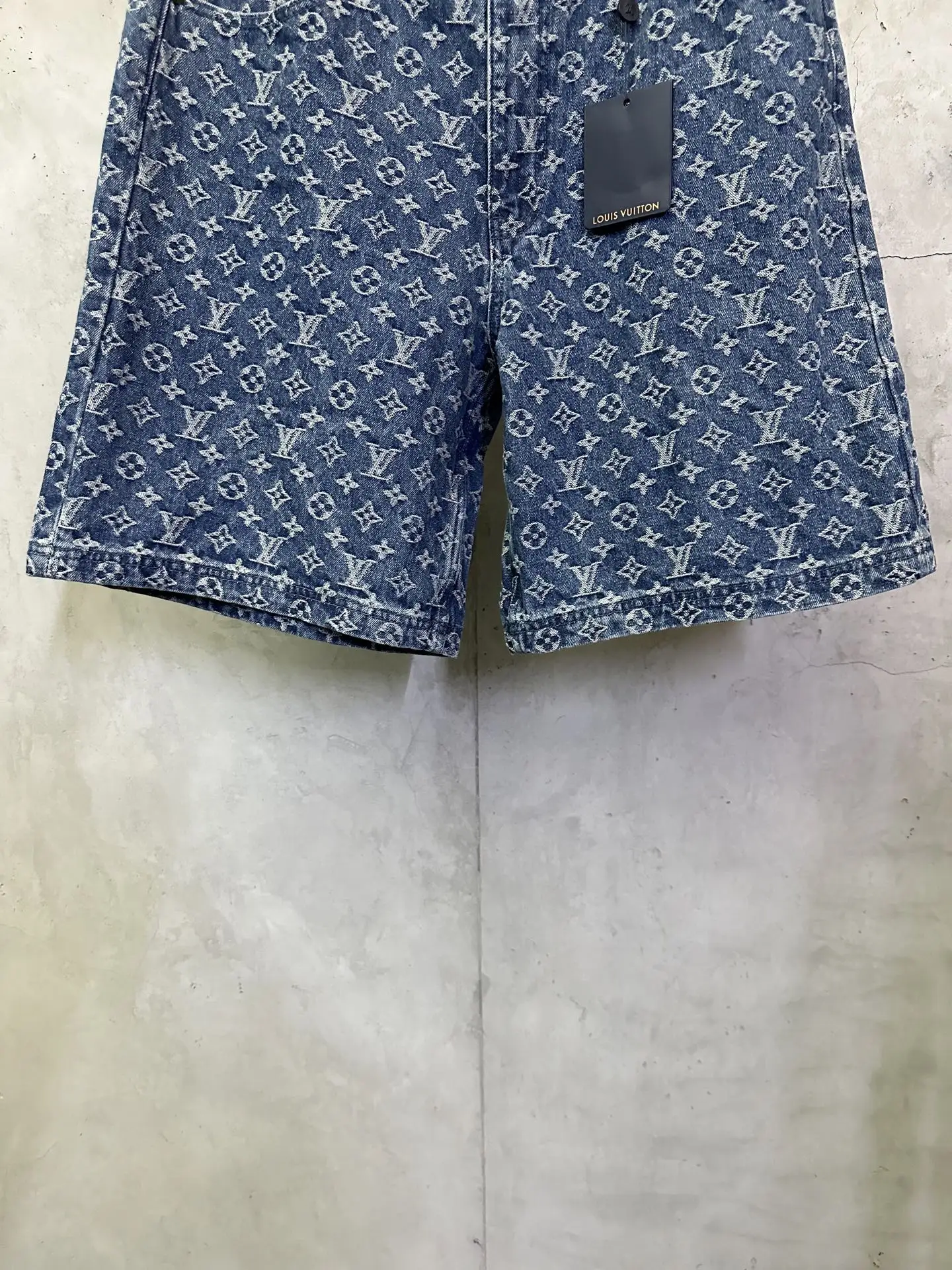 Monogram Jacquard Denim Shorts D31012345 — view 4