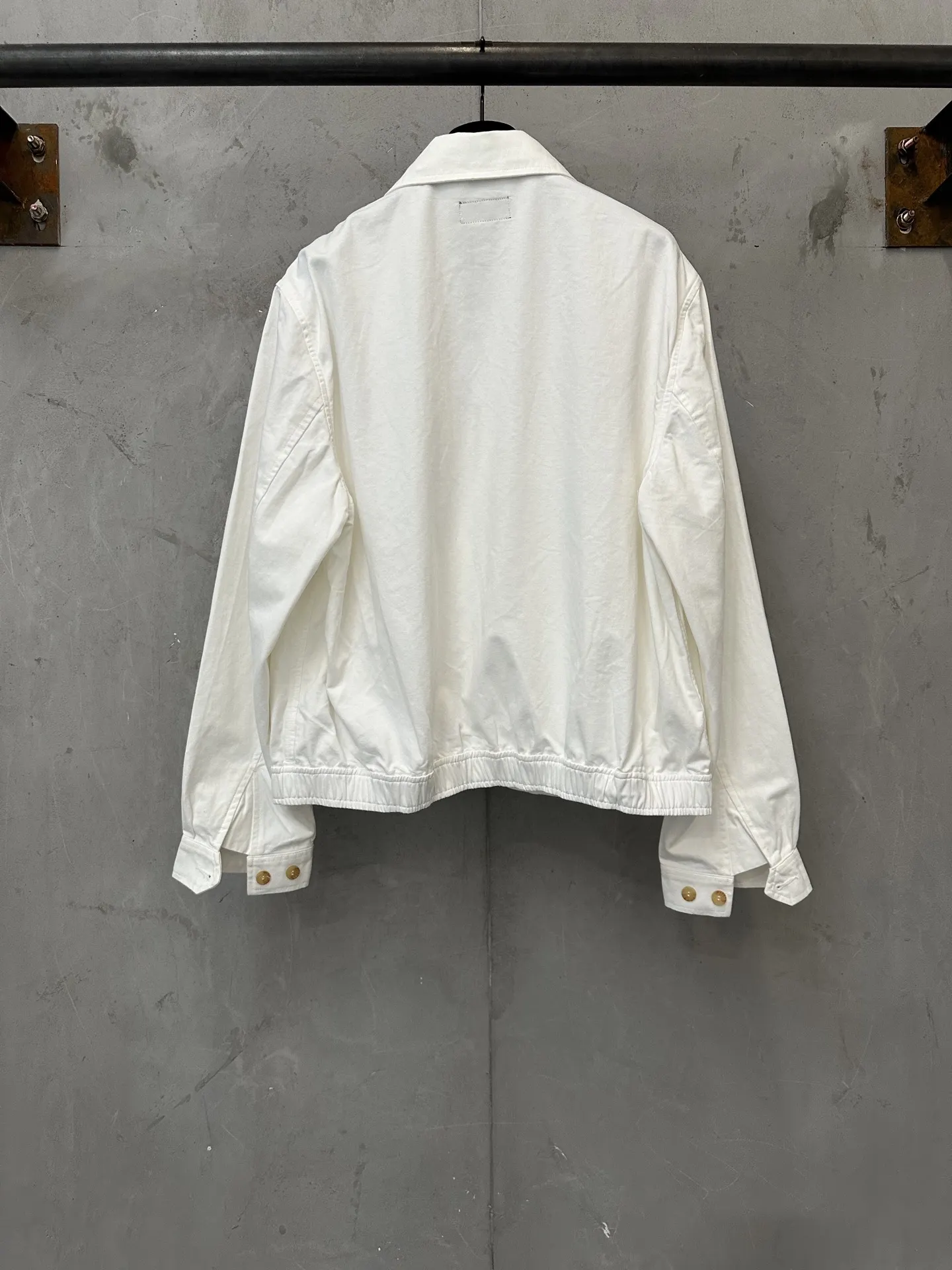 Embroidered Pony Cotton Harrington Jacket D31022211 — view 2