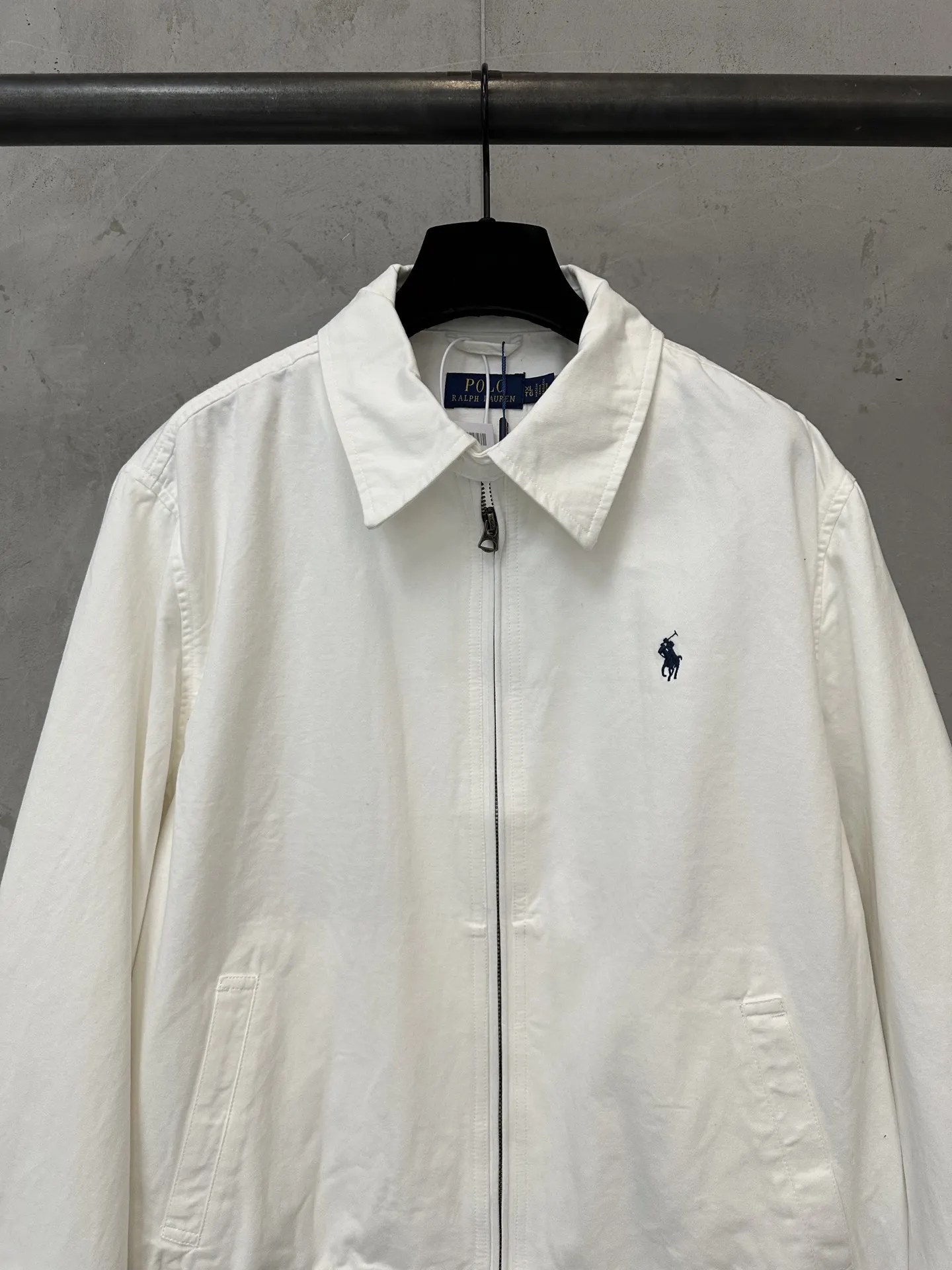Embroidered Pony Cotton Harrington Jacket D31022211 — view 3