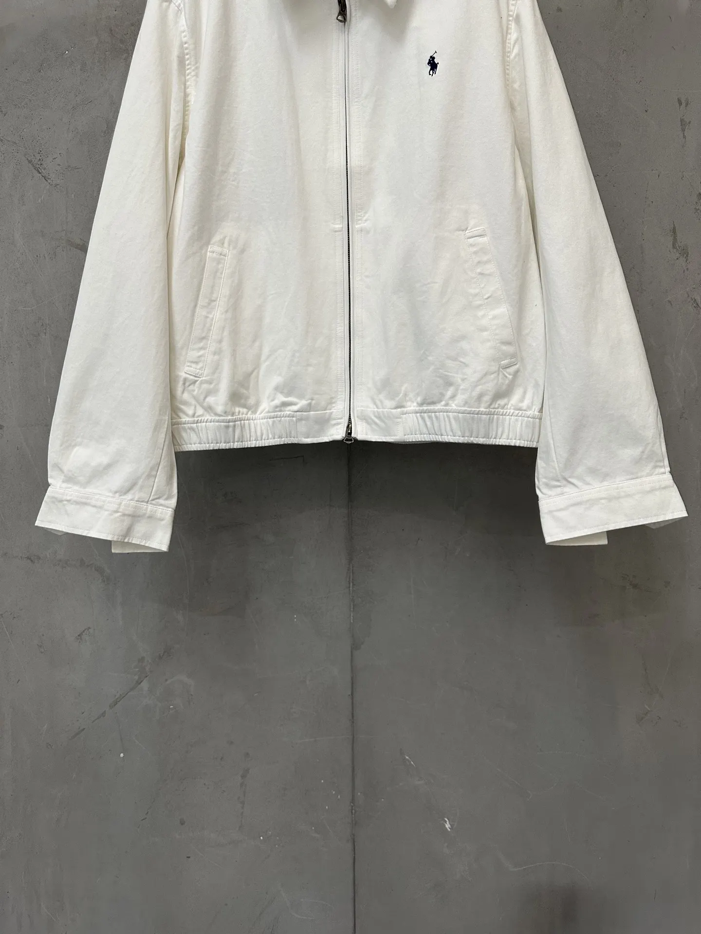 Embroidered Pony Cotton Harrington Jacket D31022211 — view 4