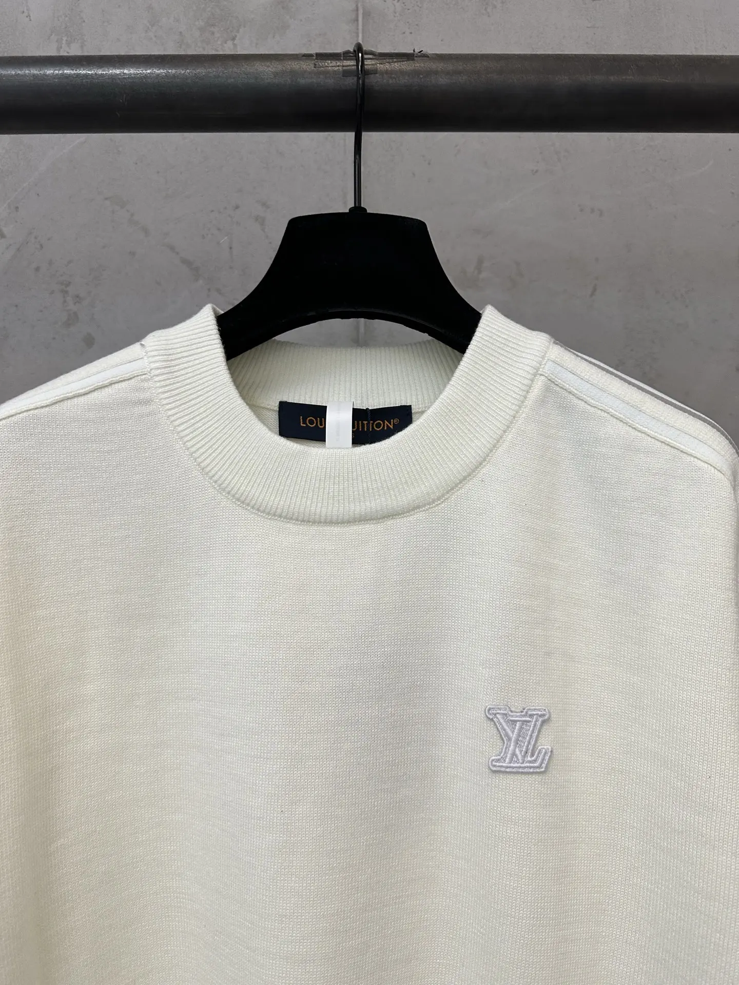 Monogram Intarsia Wool-Blend Crew-Neck Sweater D31518897 — view 5