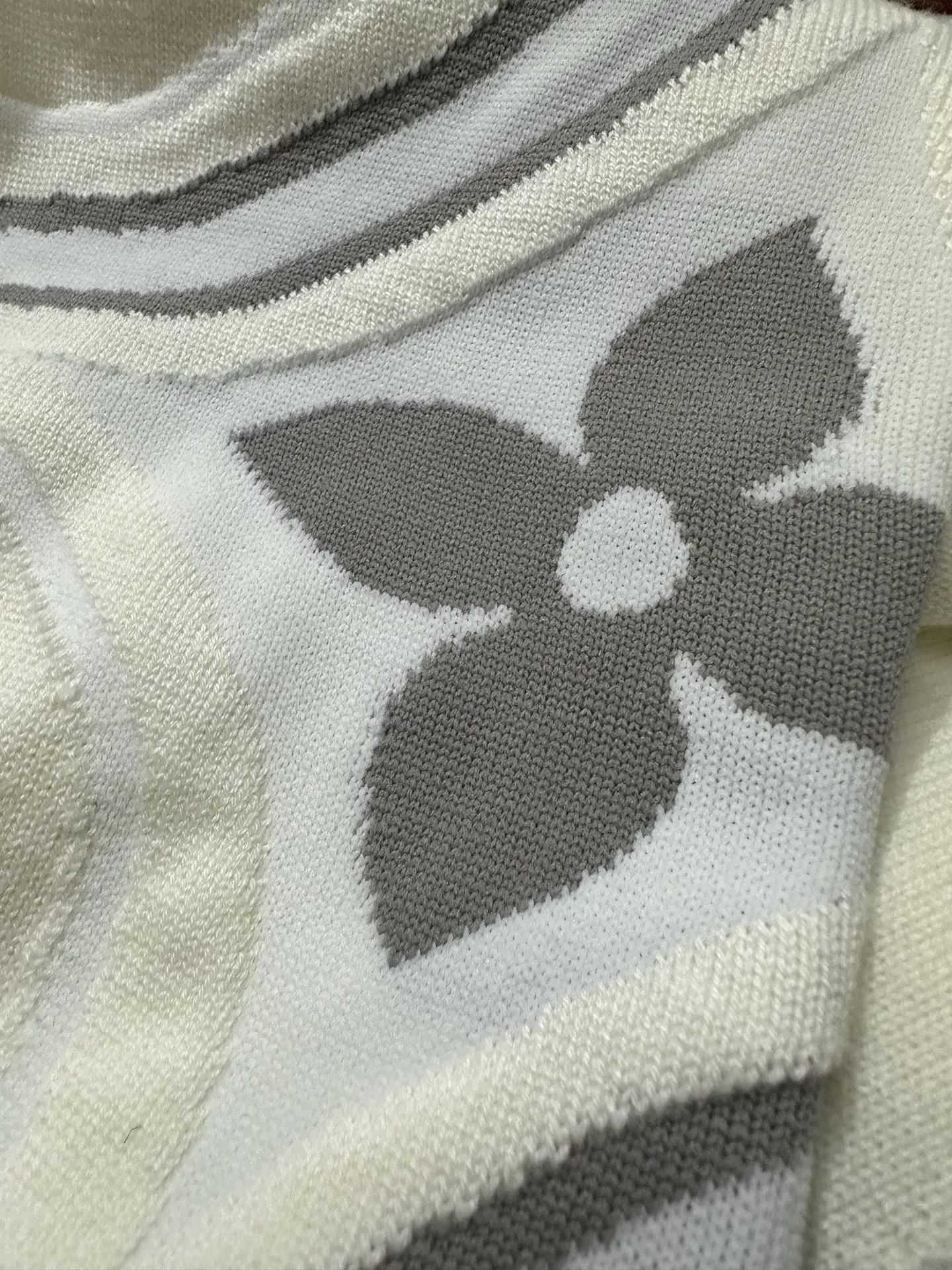 Monogram Intarsia Wool-Blend Crew-Neck Sweater D31518897 — view 8