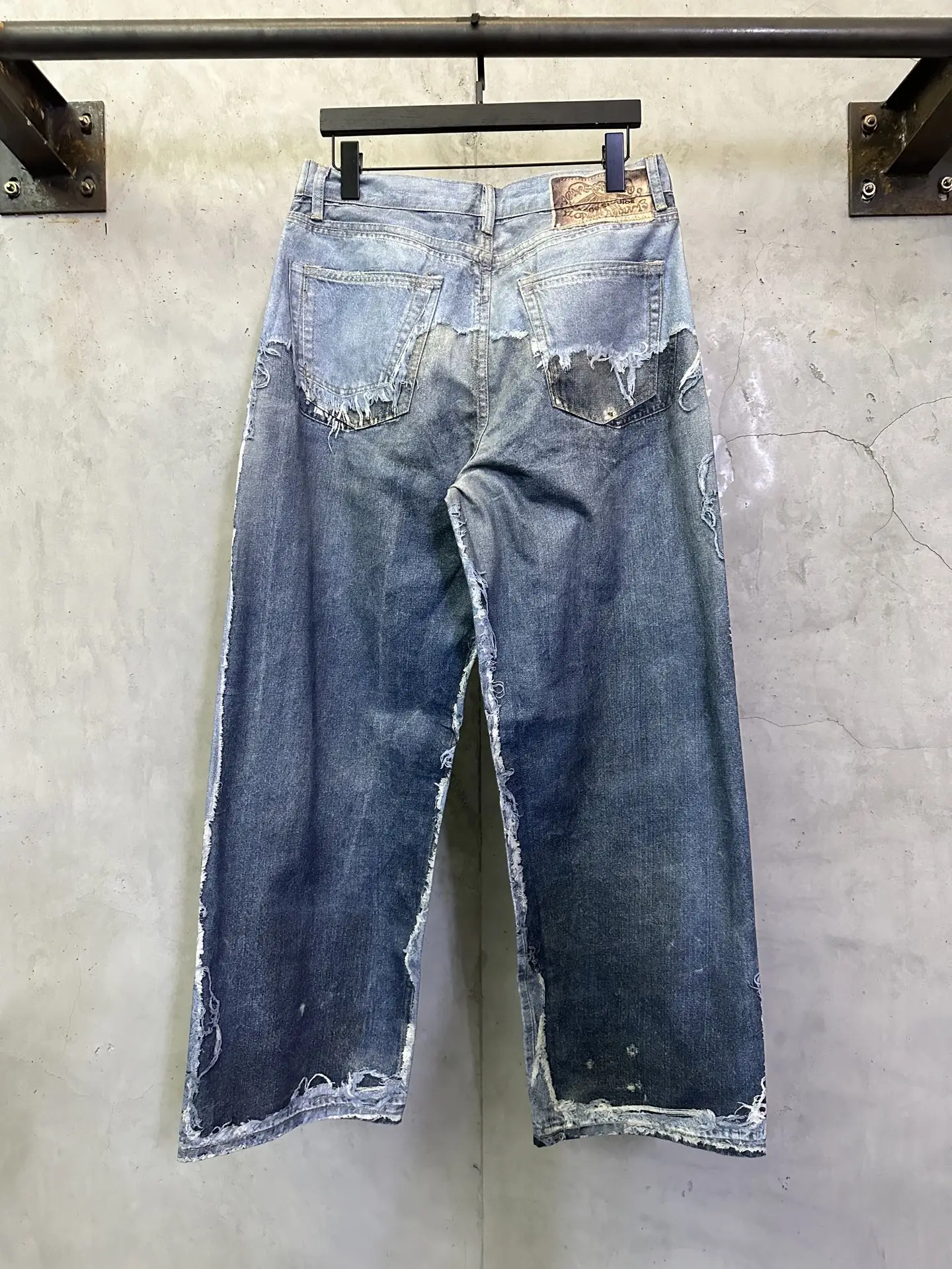 3D-Print Trompe L'oeil Distressed Jeans D32012376 — view 2