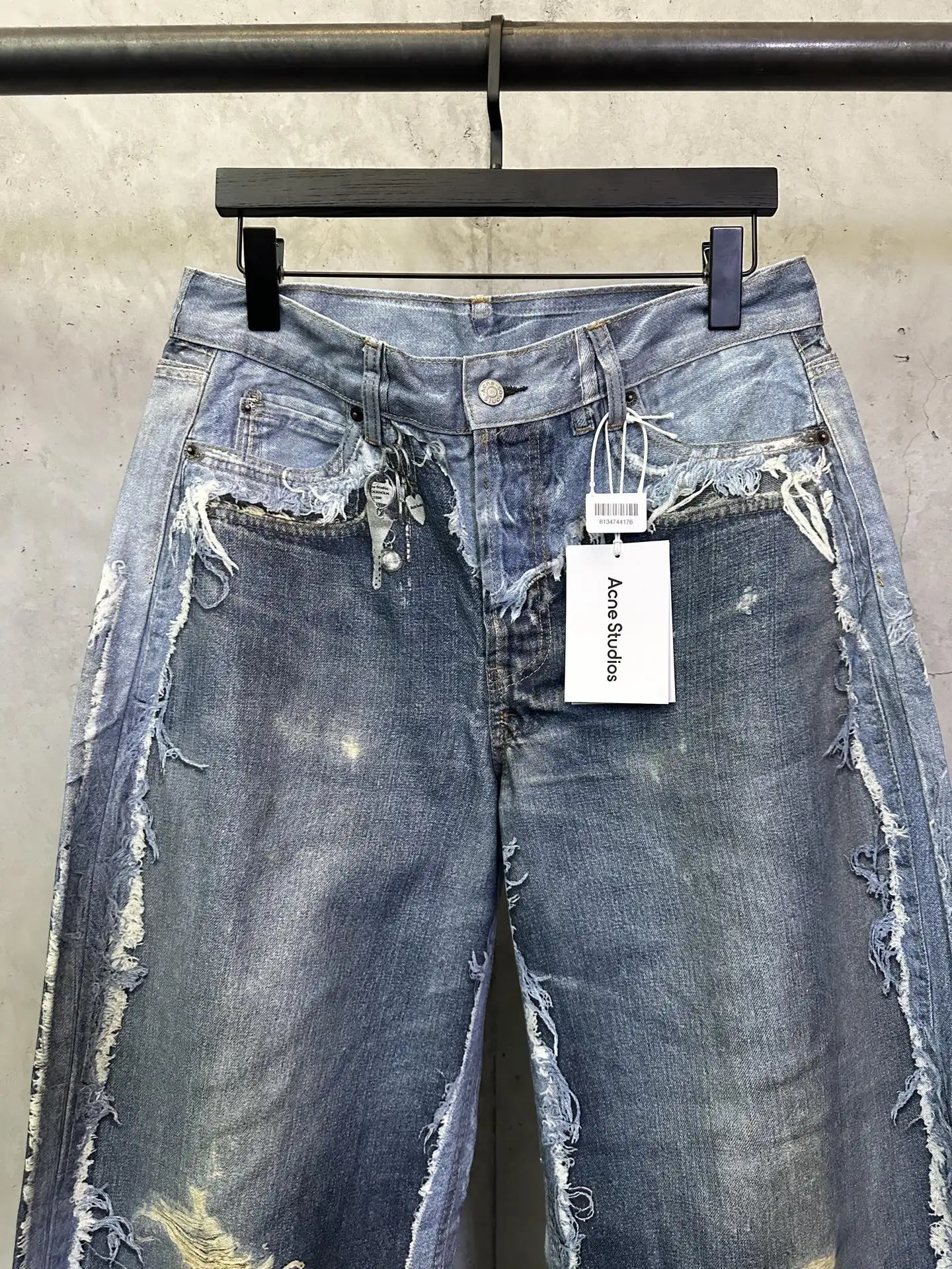 3D-Print Trompe L'oeil Distressed Jeans D32012376 — view 3