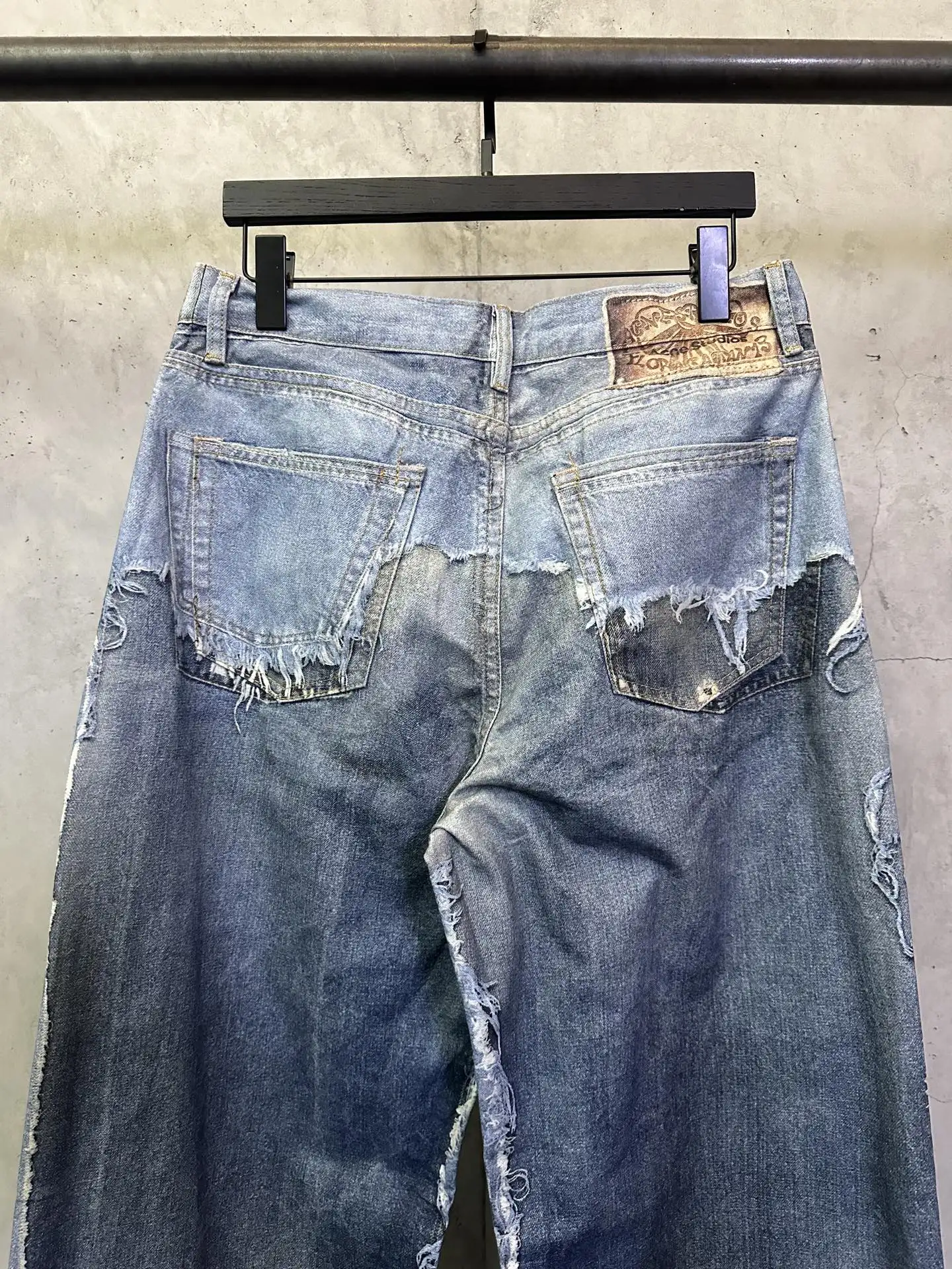 3D-Print Trompe L'oeil Distressed Jeans D32012376 — view 5