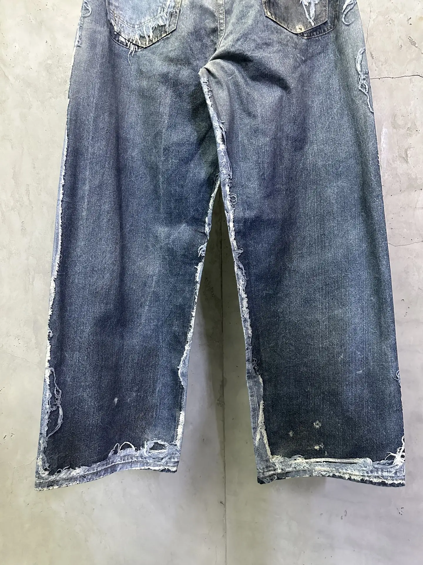3D-Print Trompe L'oeil Distressed Jeans D32012376 — view 6