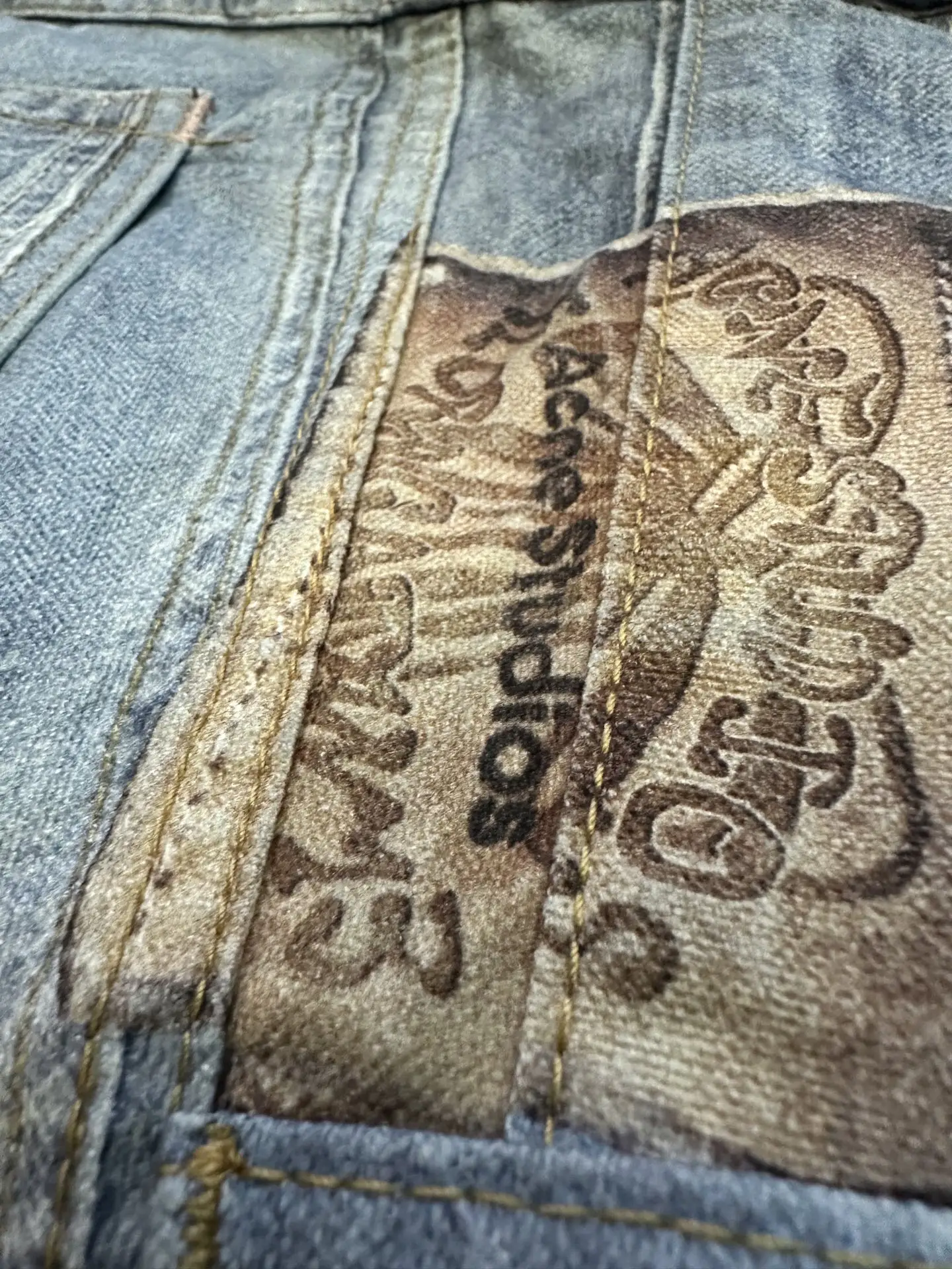 3D-Print Trompe L'oeil Distressed Jeans D32012376 — view 8