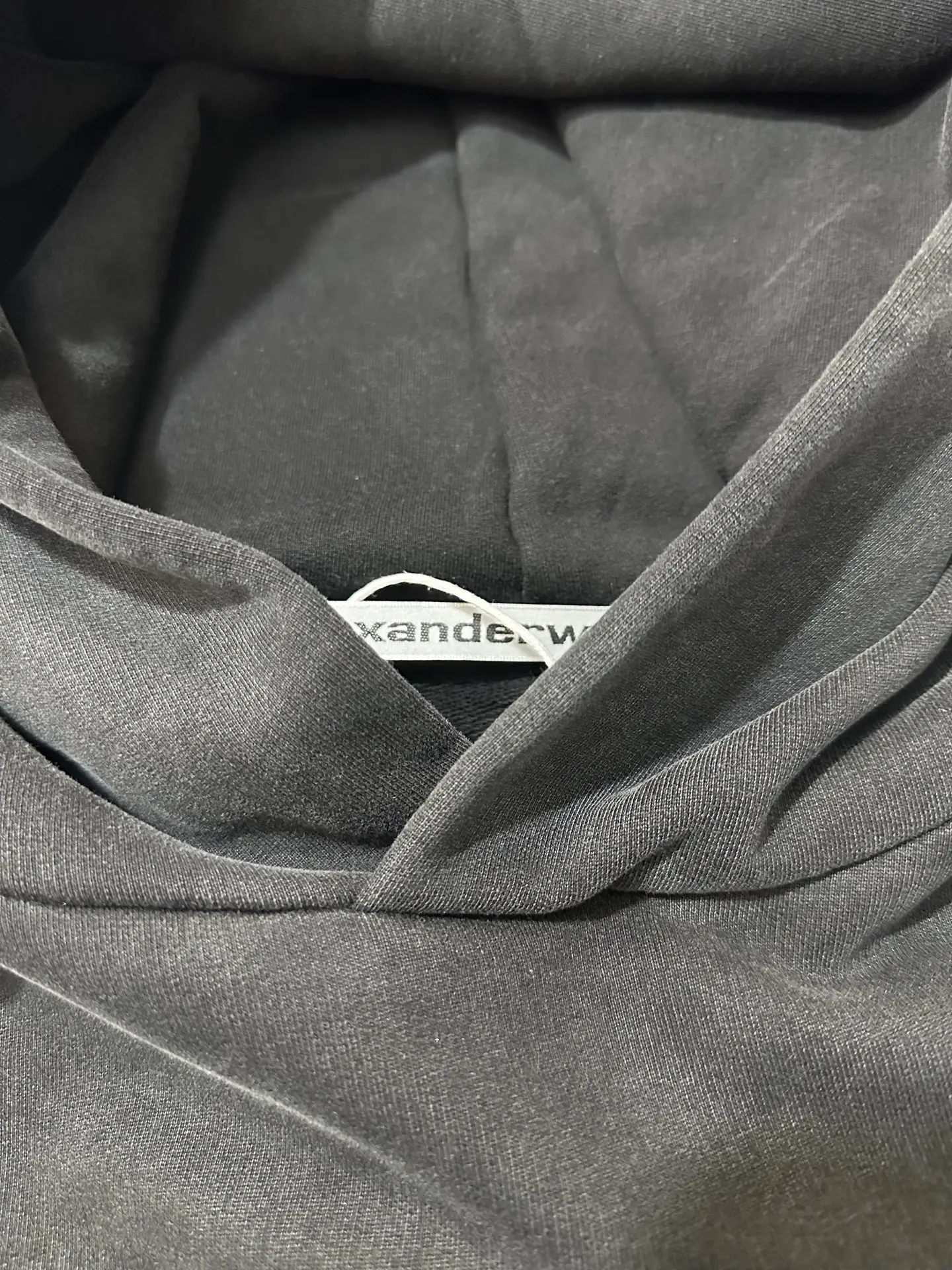 Alexander Wang Rhinestone Graphic Washed Hoodie D32018825 — view 6