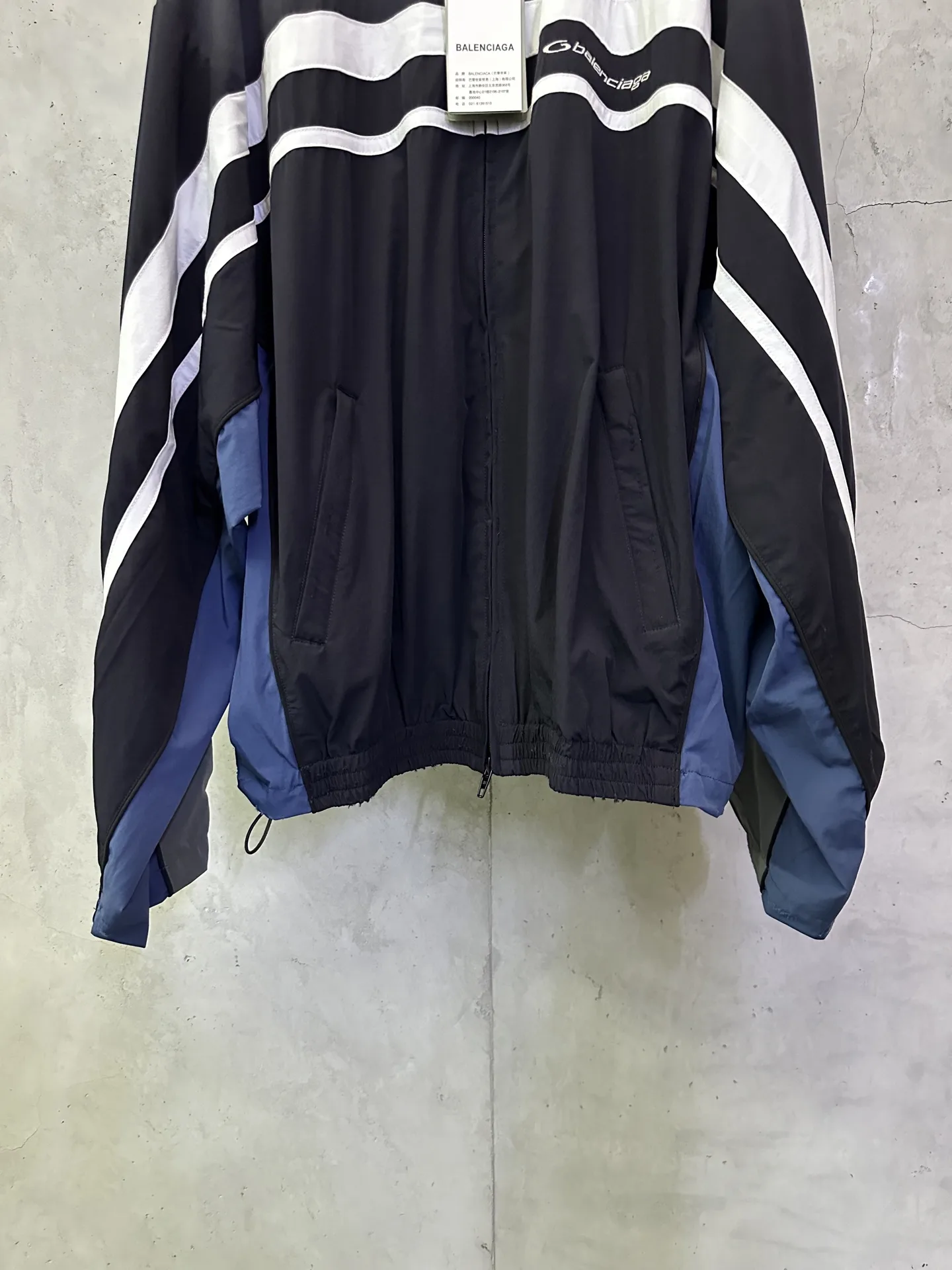 Color-Block Oversized Track Jacket D32012405 — view 4