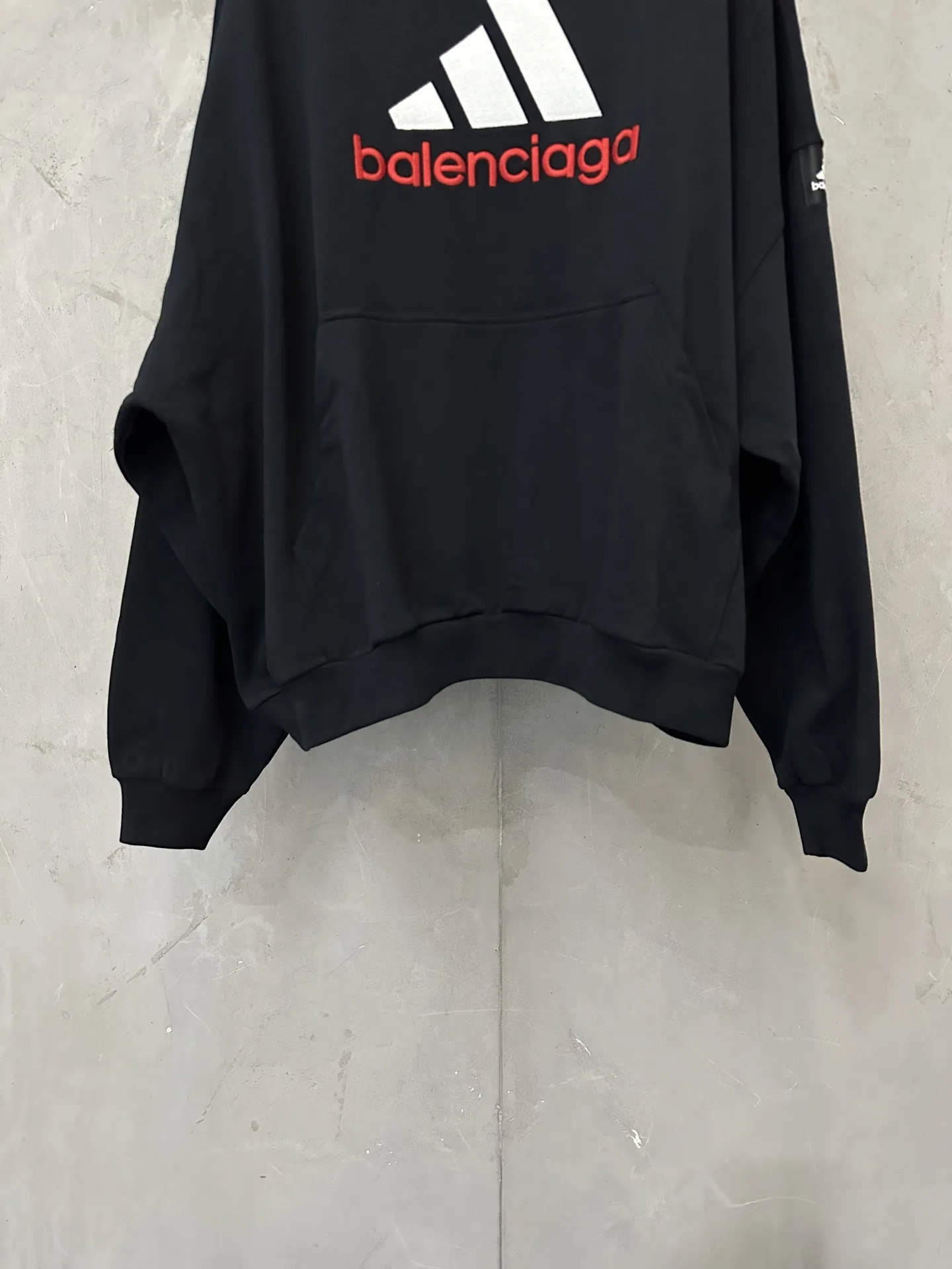 Balenciaga x Adidas Embroidered Logo Hoodie D32020491 — view 4