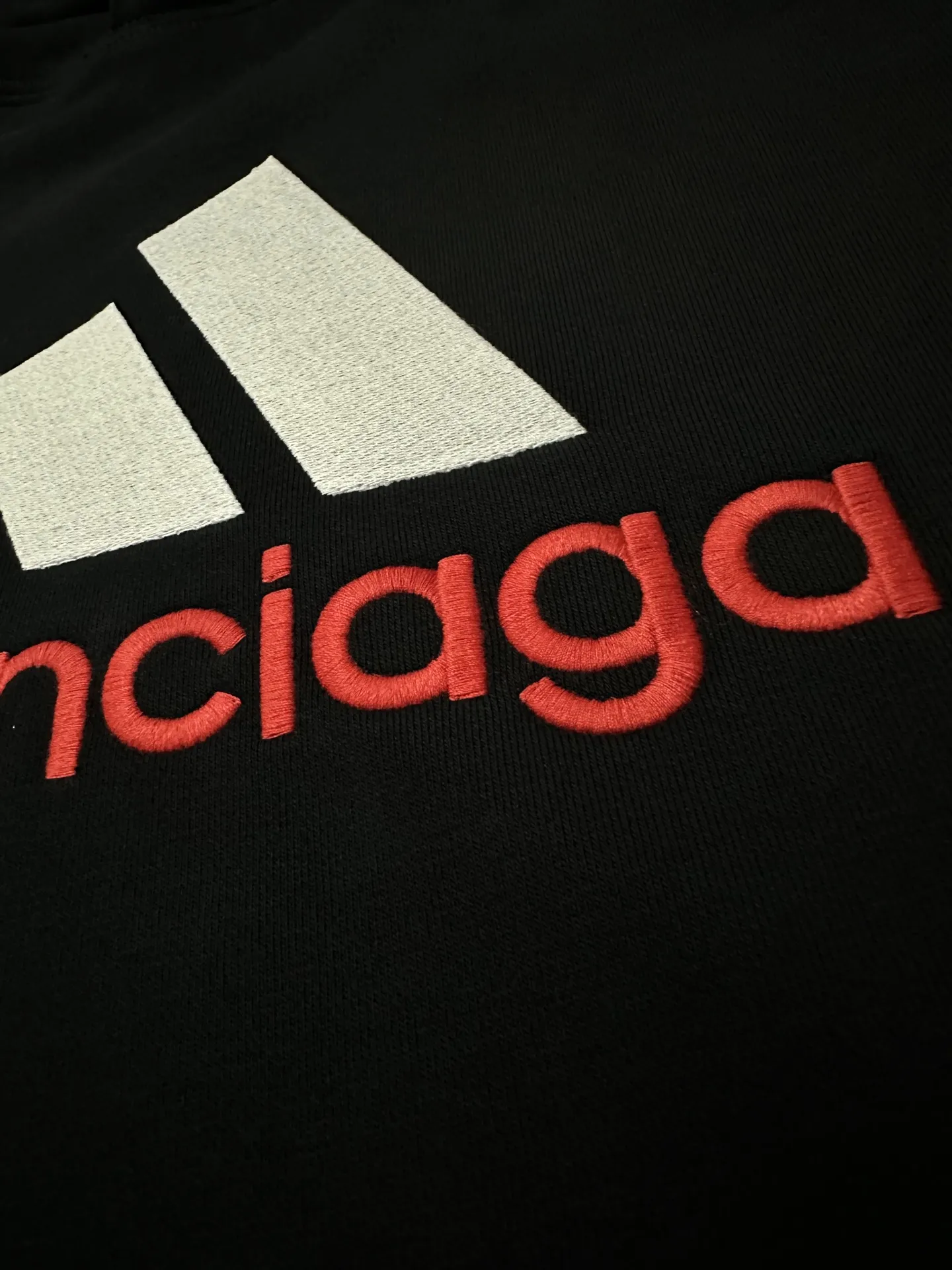 Balenciaga x Adidas Embroidered Logo Hoodie D32020491 — view 8