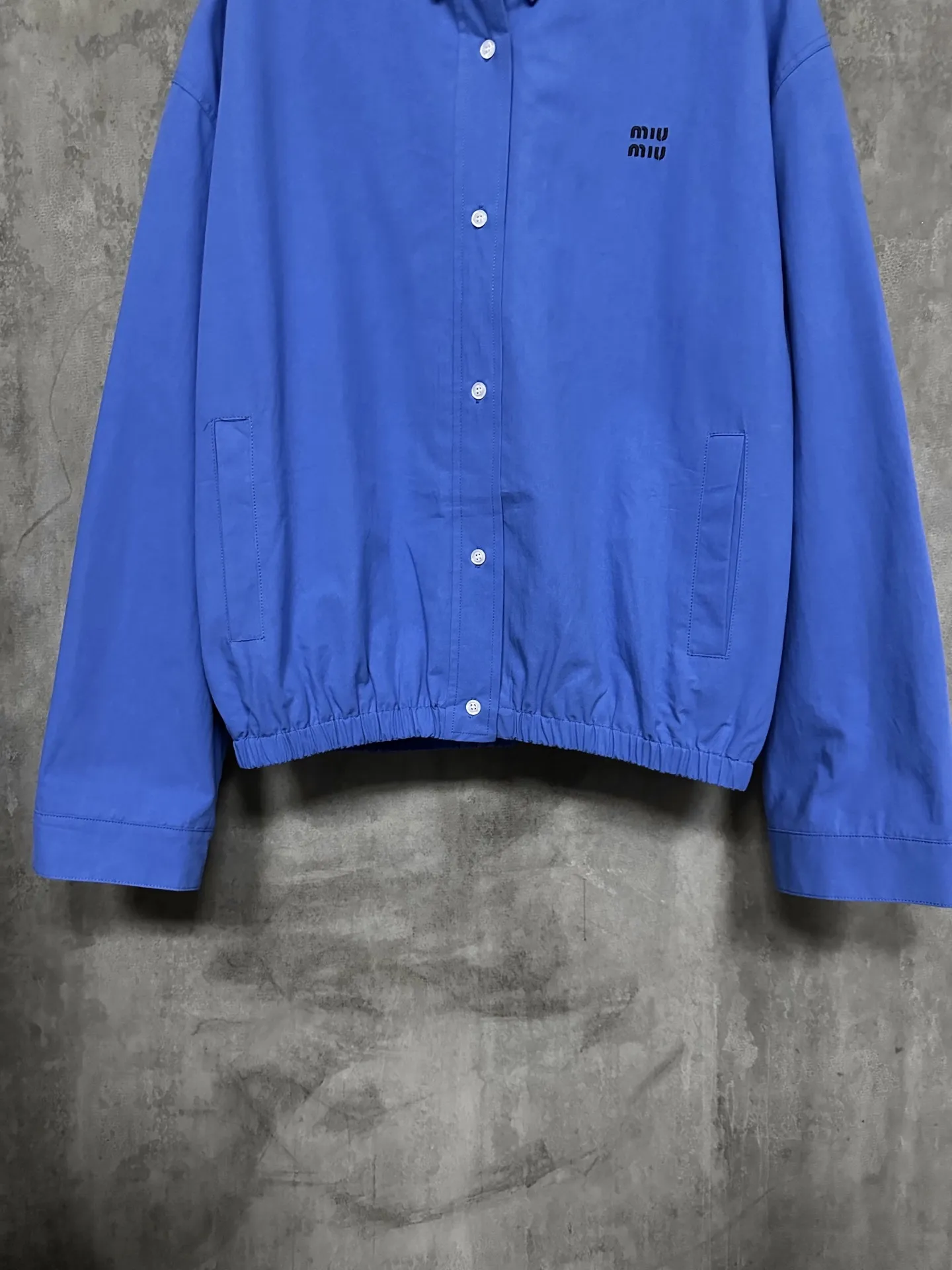 Embroidered Poplin Blouson Jacket D32015315 — view 4