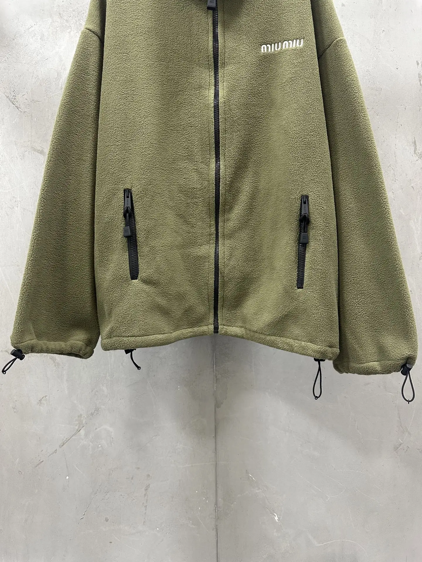 Embroidered Fleece Zip-Up Jacket D32022271 — view 4