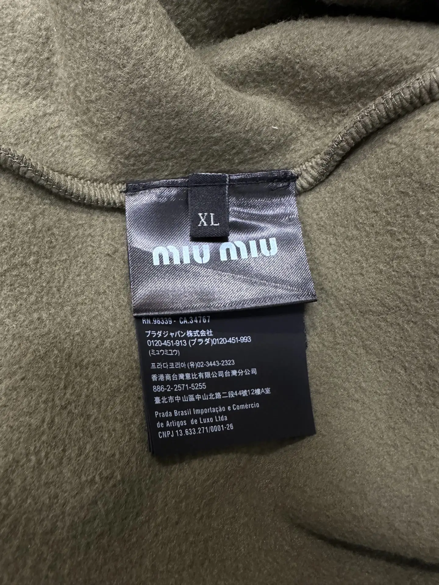 Embroidered Fleece Zip-Up Jacket D32022271 — view 10